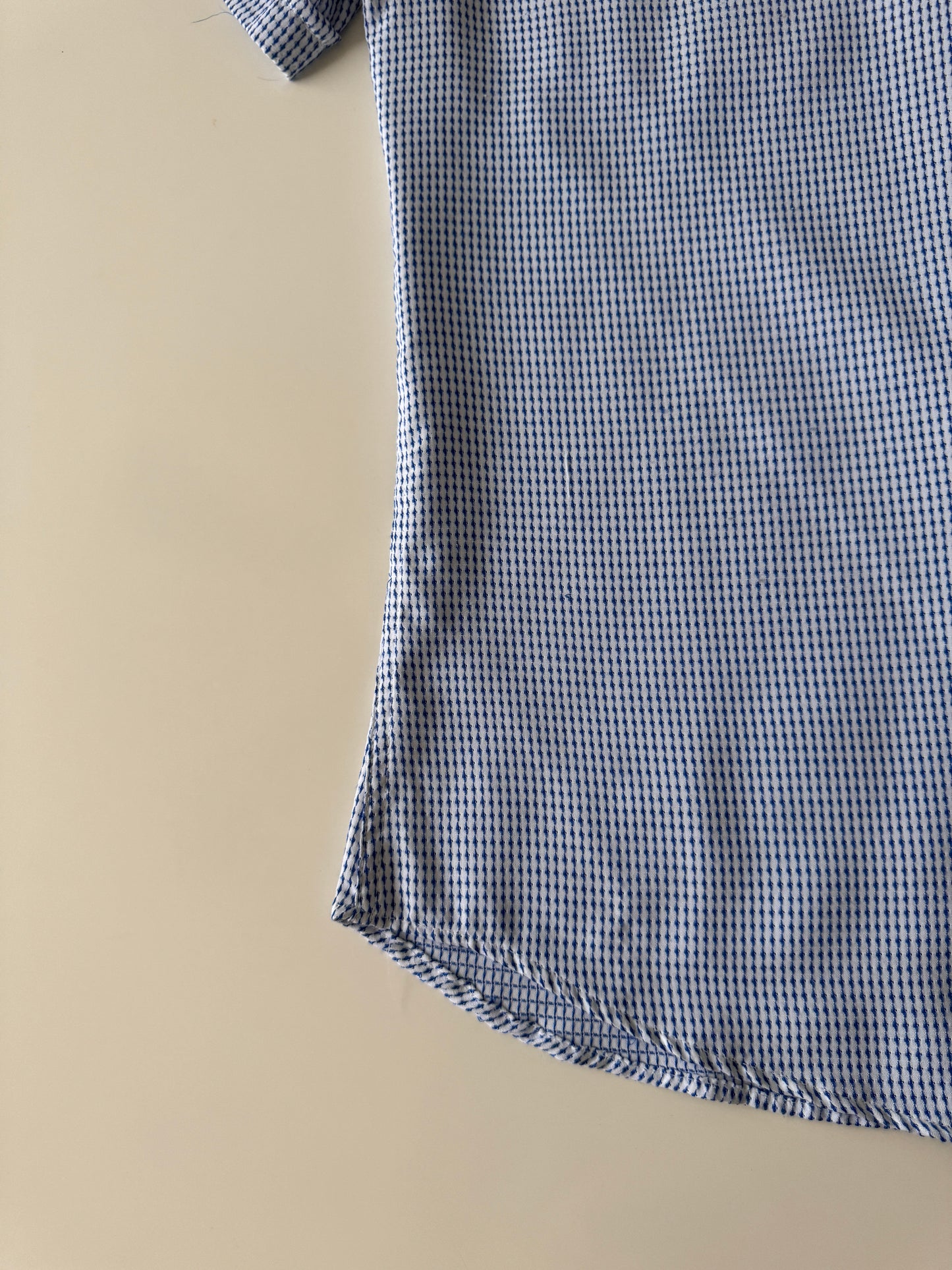 Camisa manga corta estampada, Talla S, Hombre