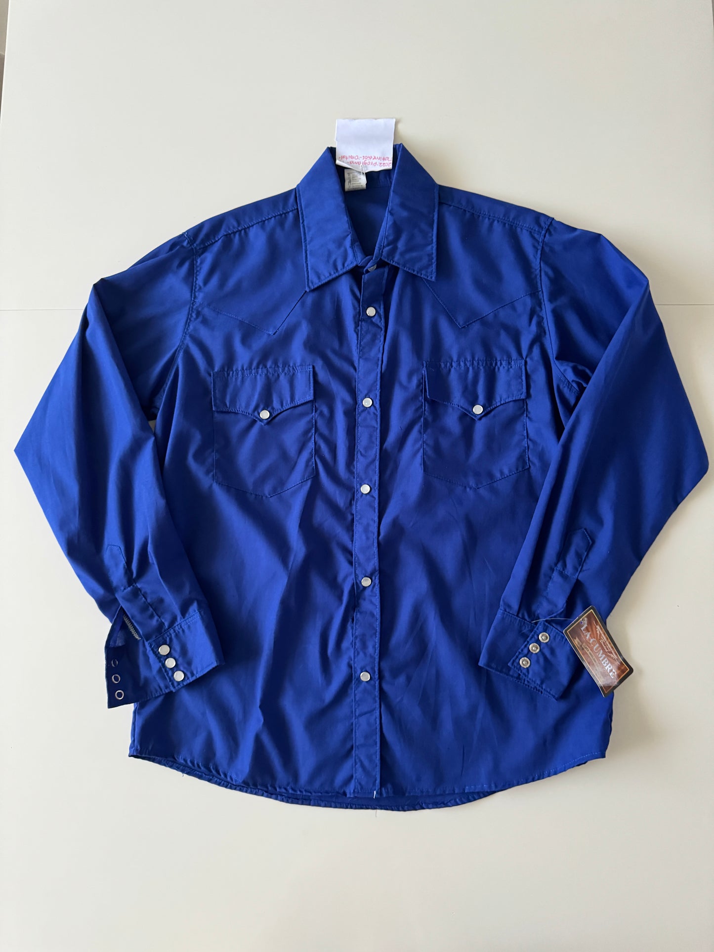 Camisa vaquera azul, Talla 36, M, Hombre