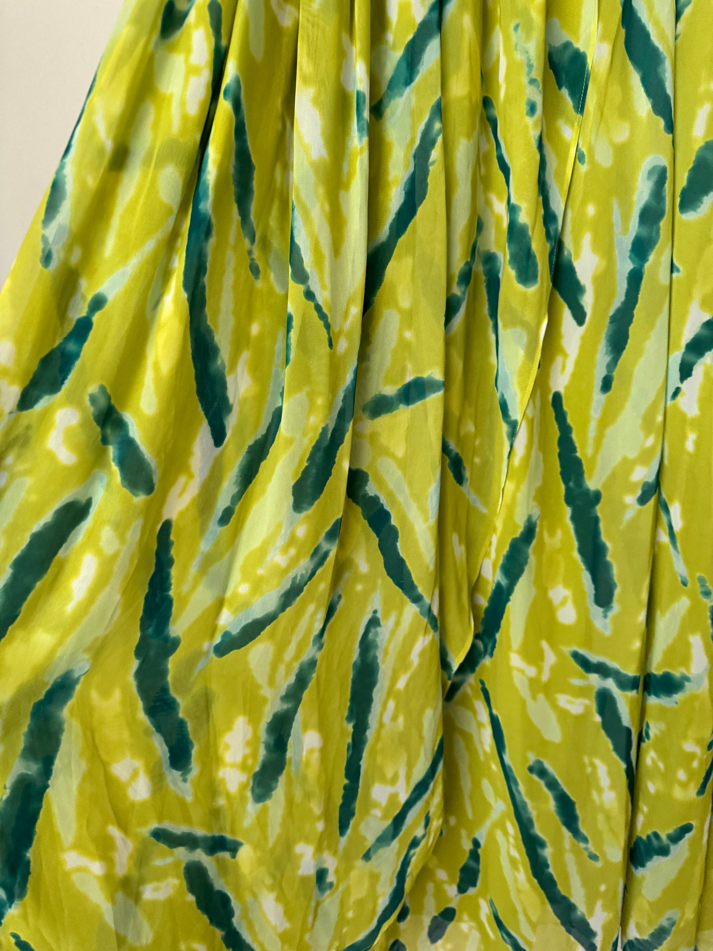 Vestido strapless estampado, Talla 7, M, Mujer