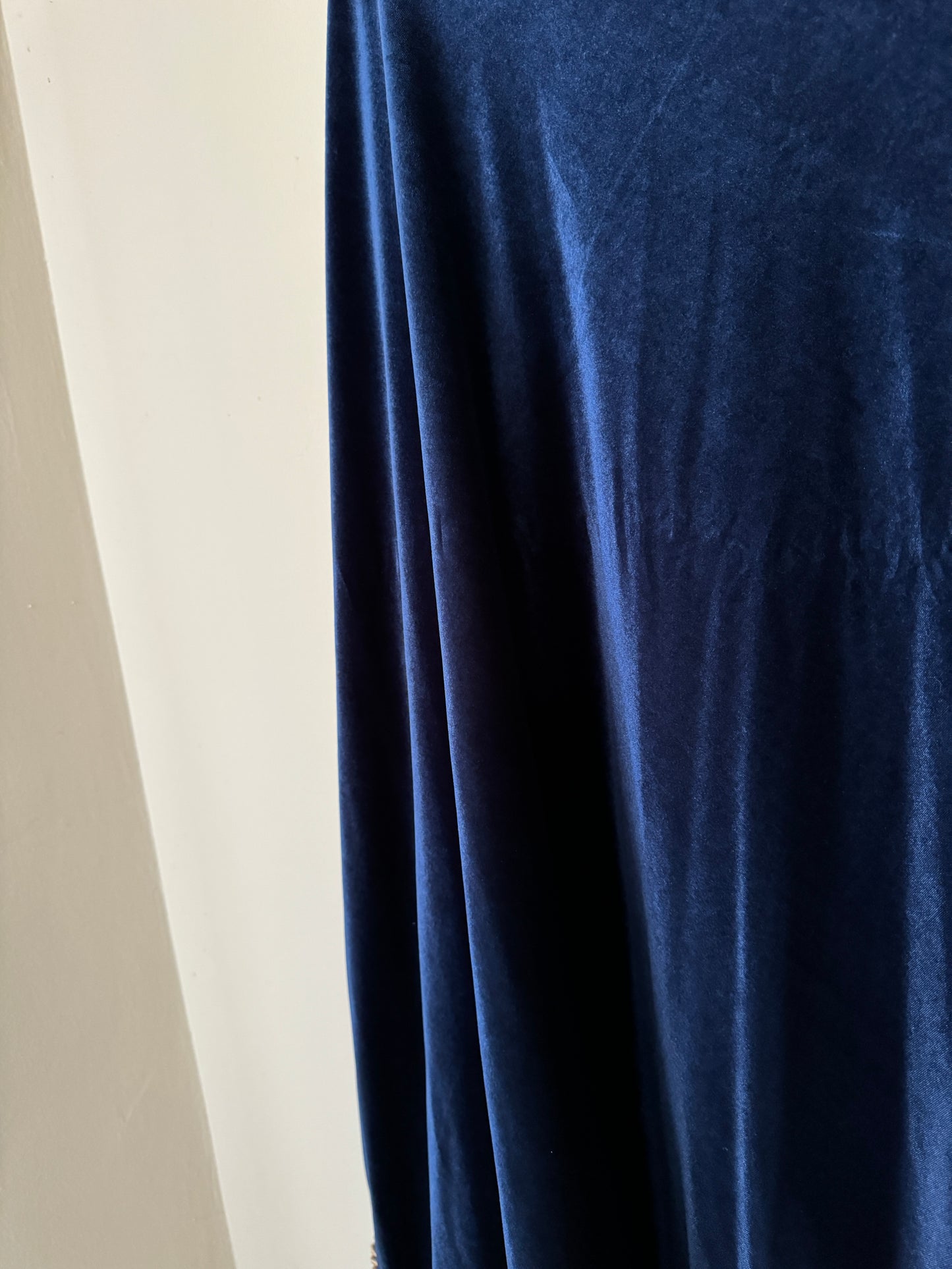 RENTA: Capa azul de terciopelo, Unitalla, Unisex