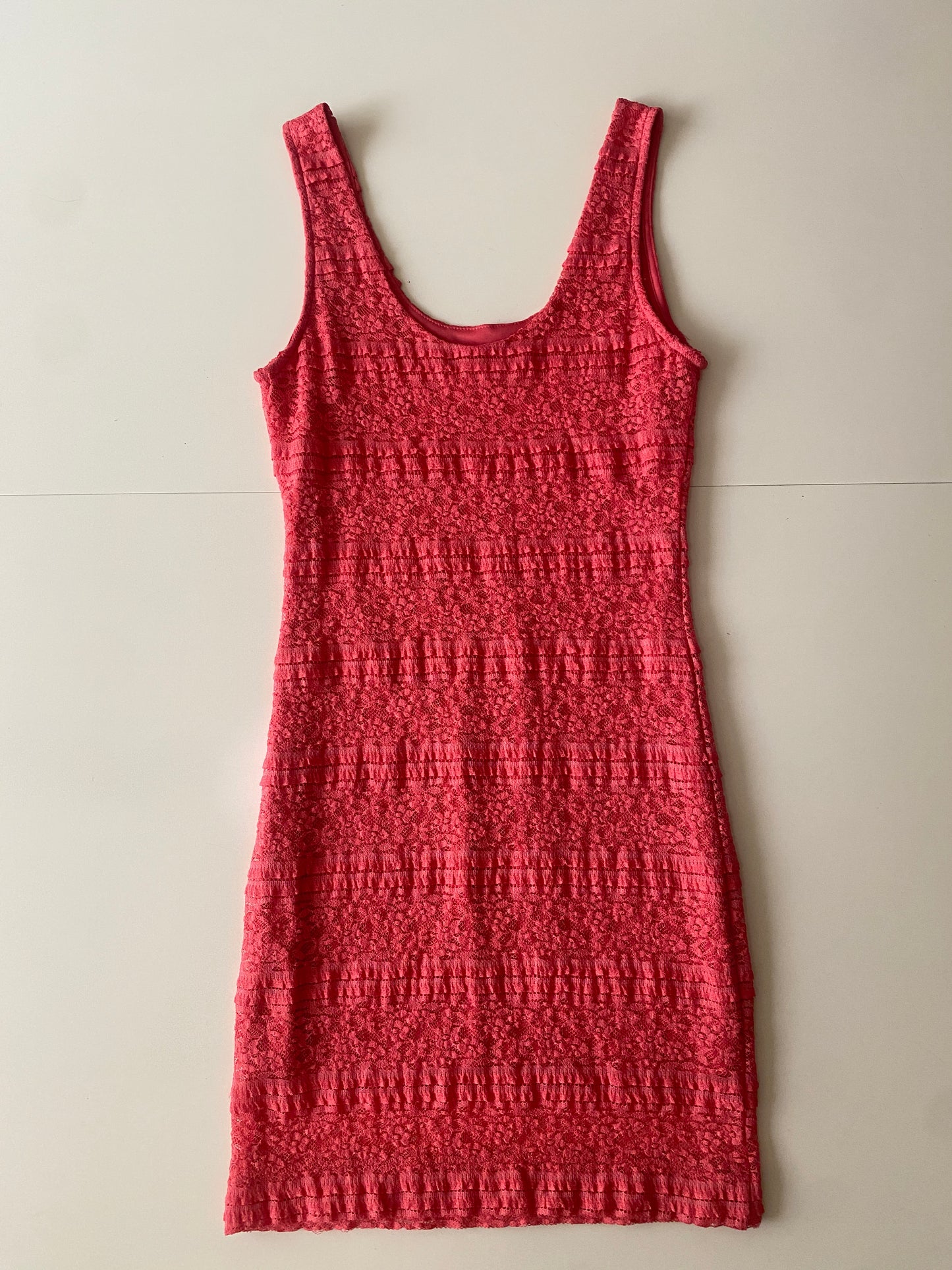 Vestido de encaje stretch, Talla M, Mujer