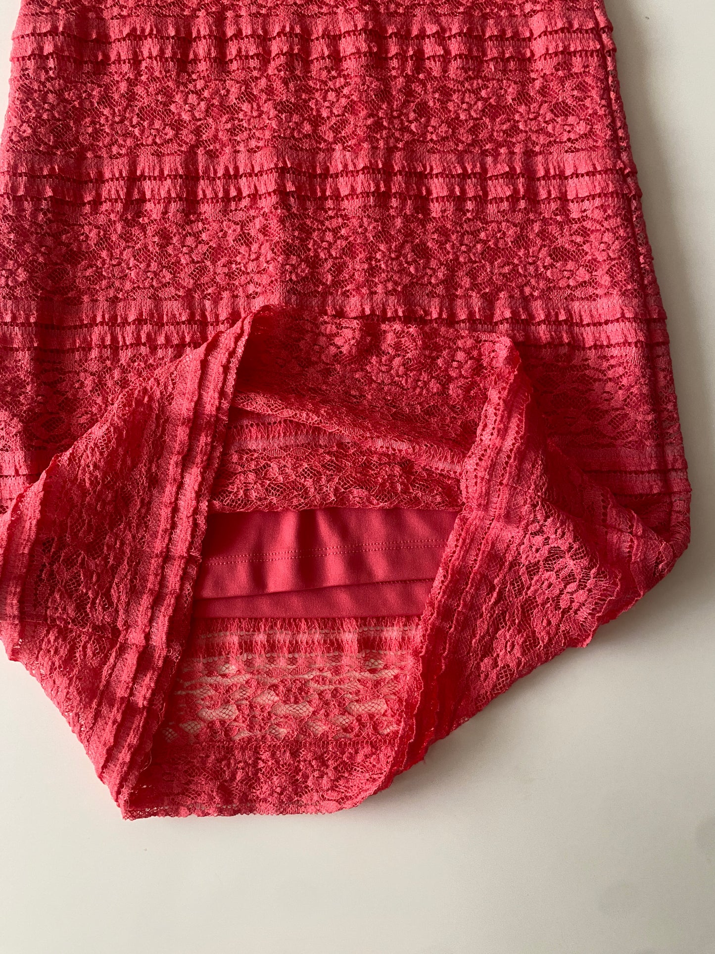 Vestido de encaje stretch, Talla M, Mujer