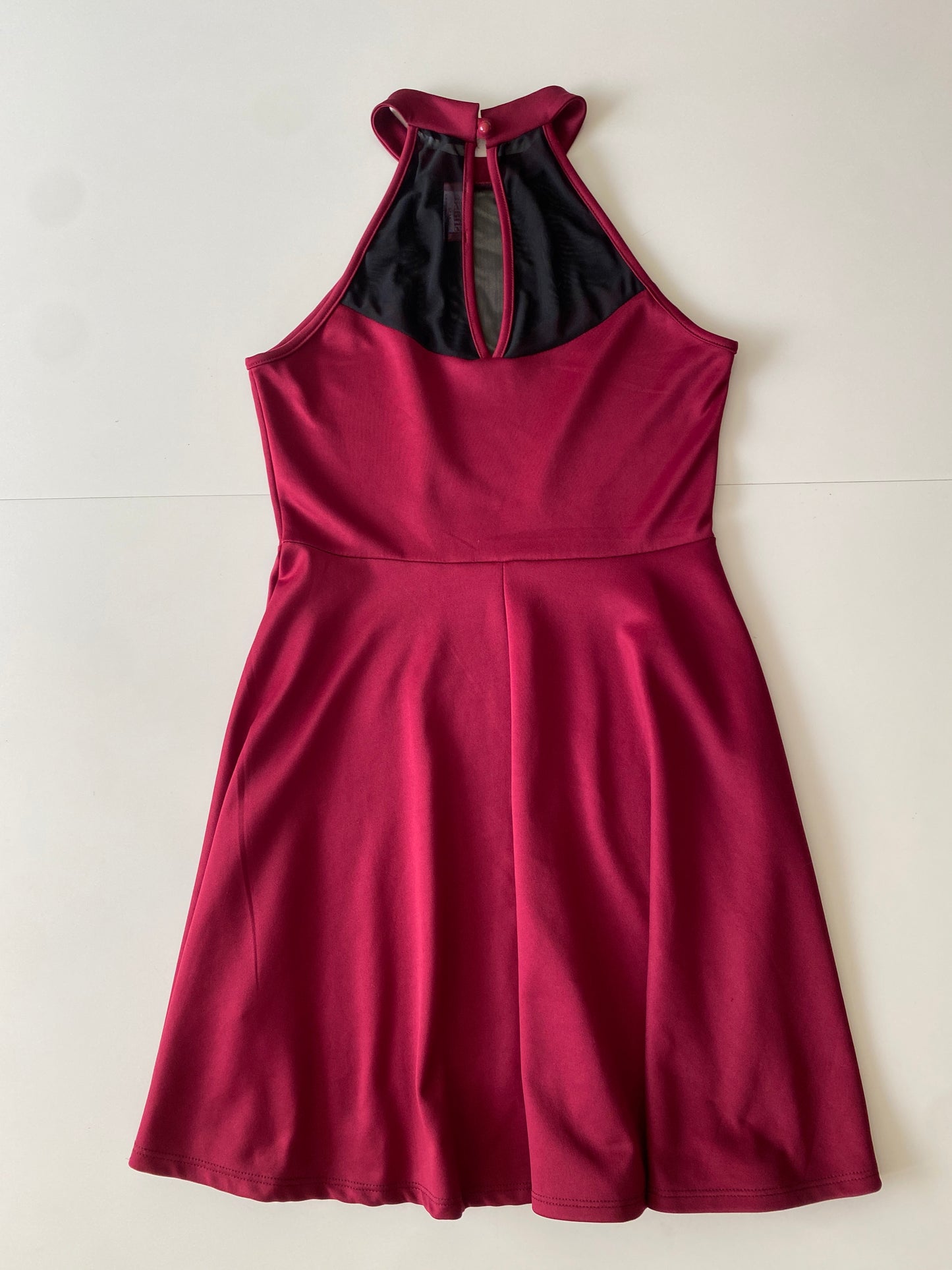 Vestido halter guindo, Talla M, Mujer