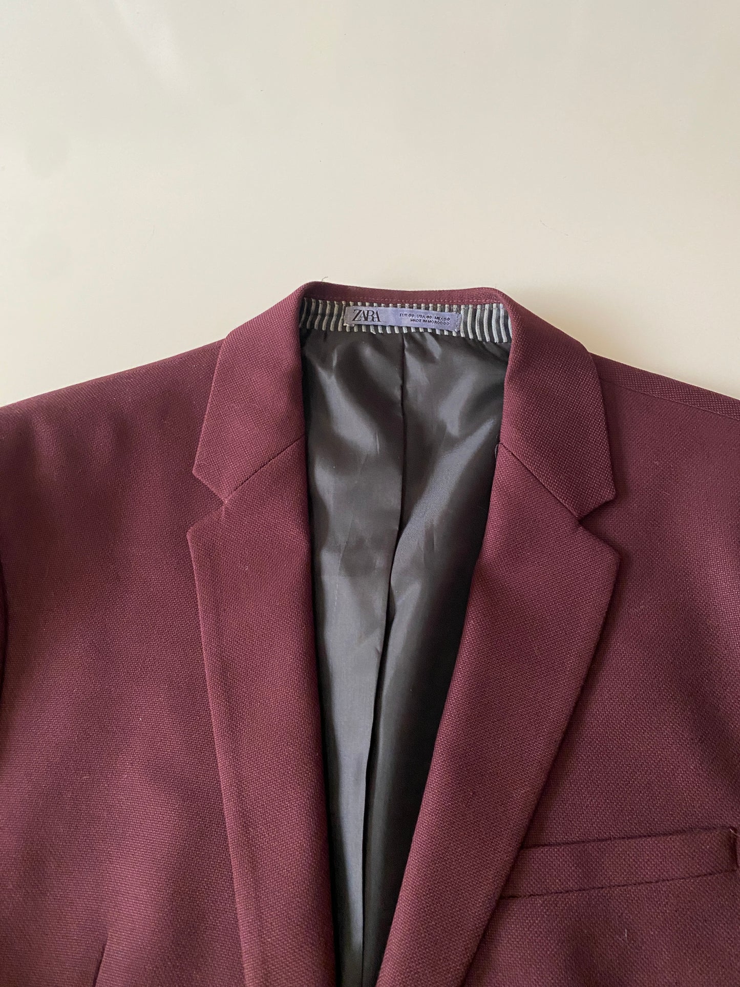 Blazer guindo, Talla 40Usa, 50Mx, M/L, Hombre