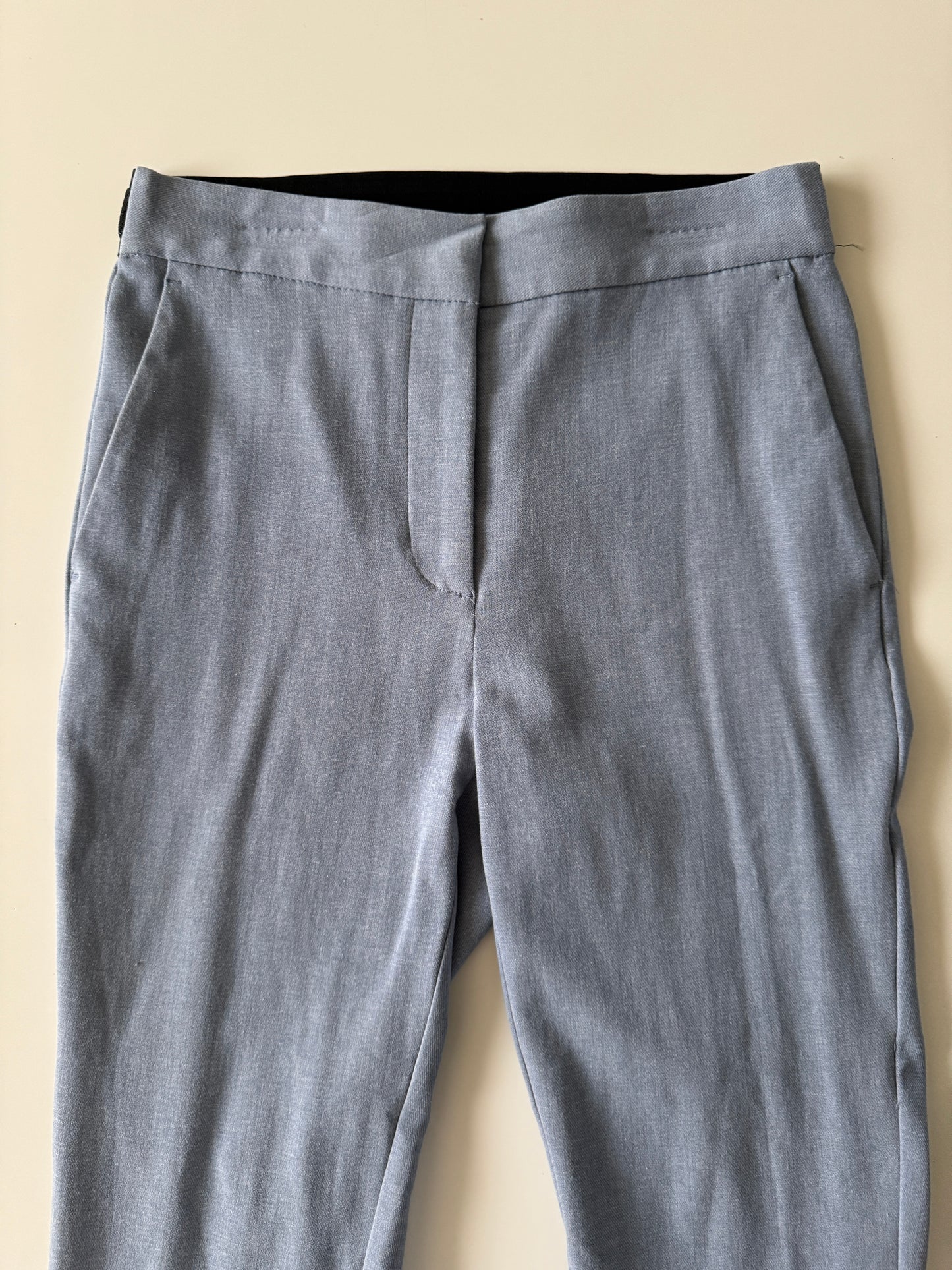 Pantalones de vestir celestes, Talla S, 26 Mx, Mujer