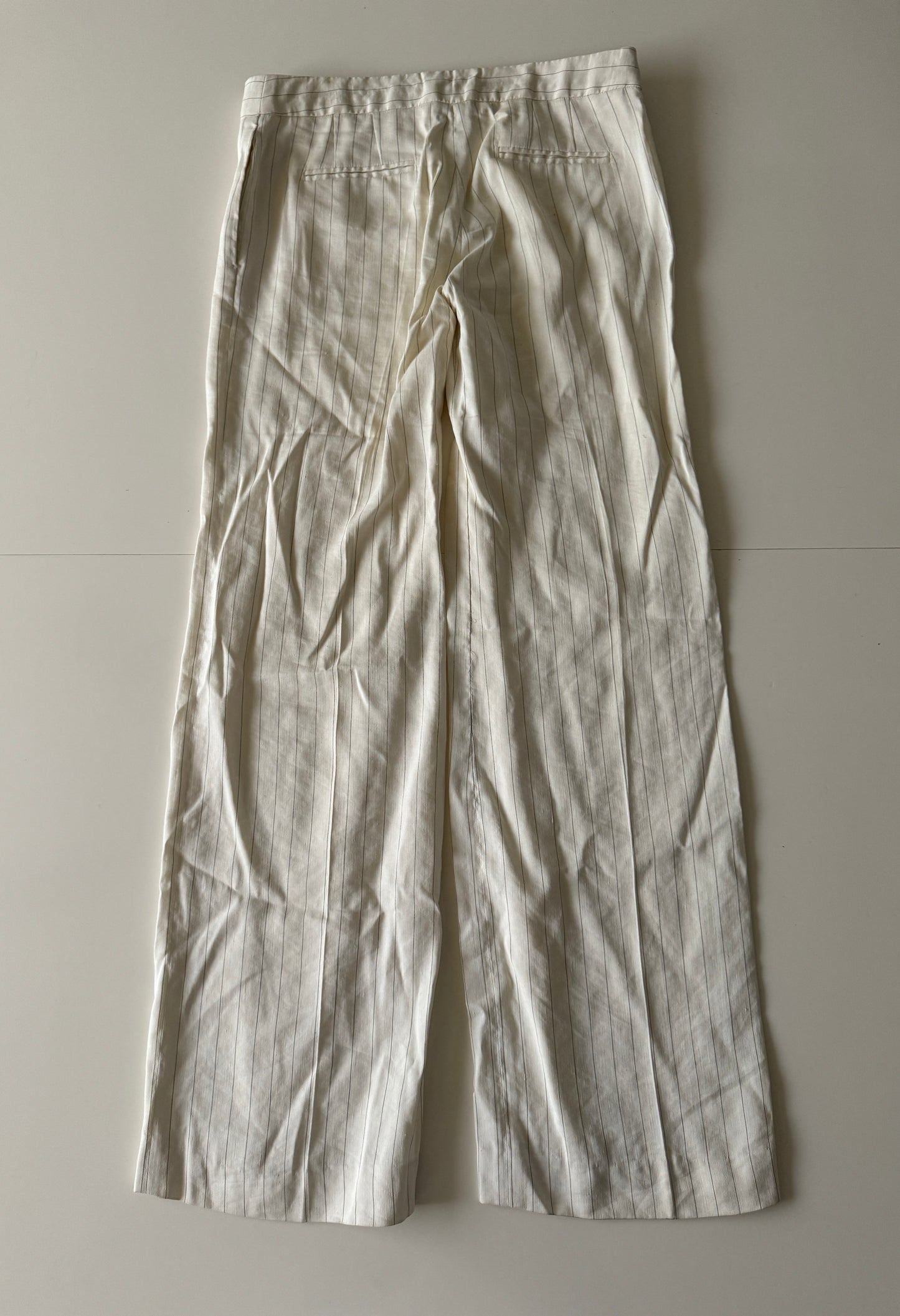 Pantalones ejecutivos beige, Talla 28mx, M, Mujer