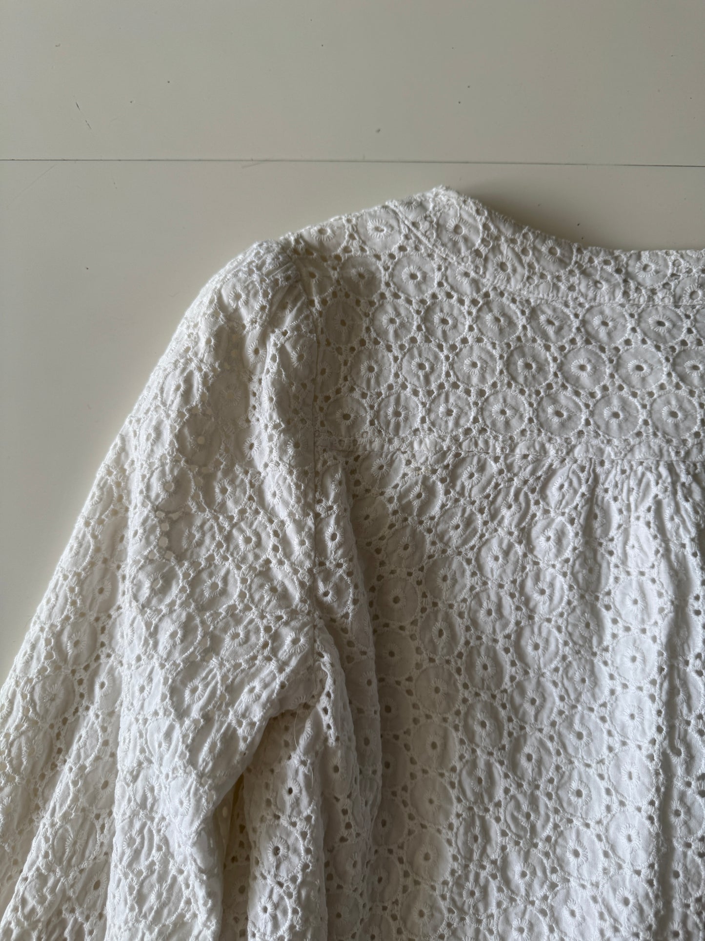 Bolero blanco, manga 3/4, Talla S, Mujer, Ann Taylor