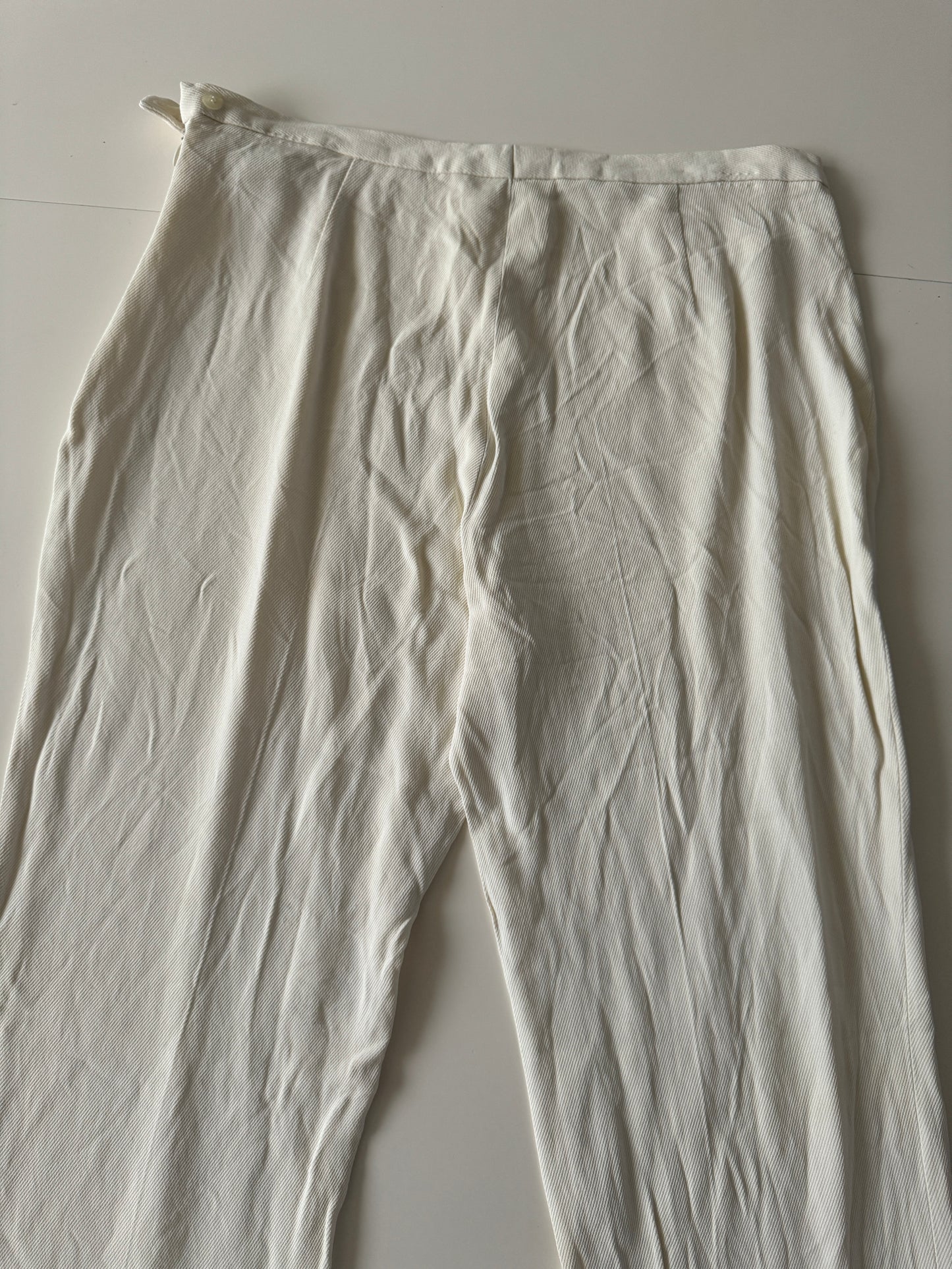 Pantalones beige españoles, Talla 46, M, Mujer