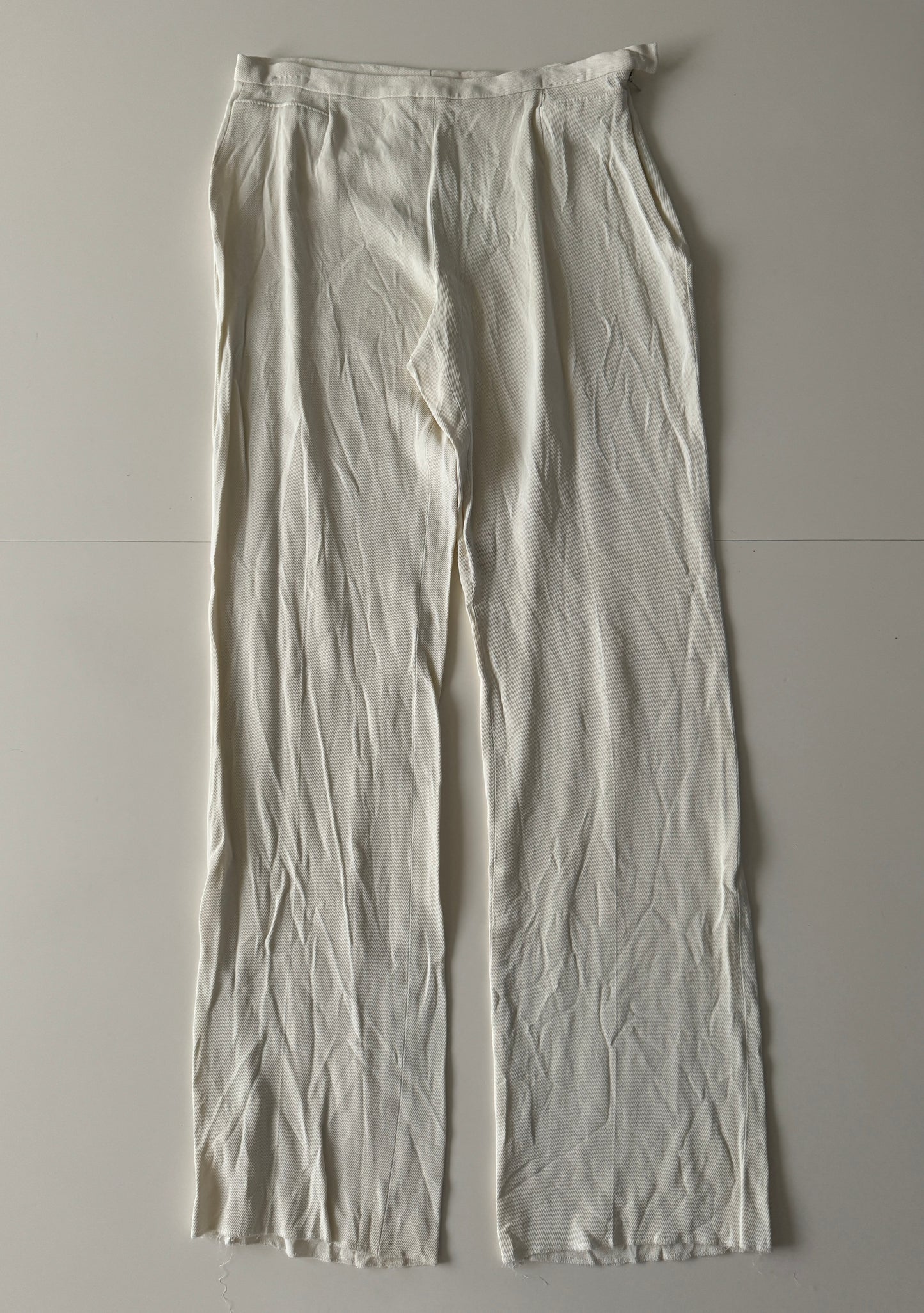 Pantalones beige españoles, Talla 46, M, Mujer