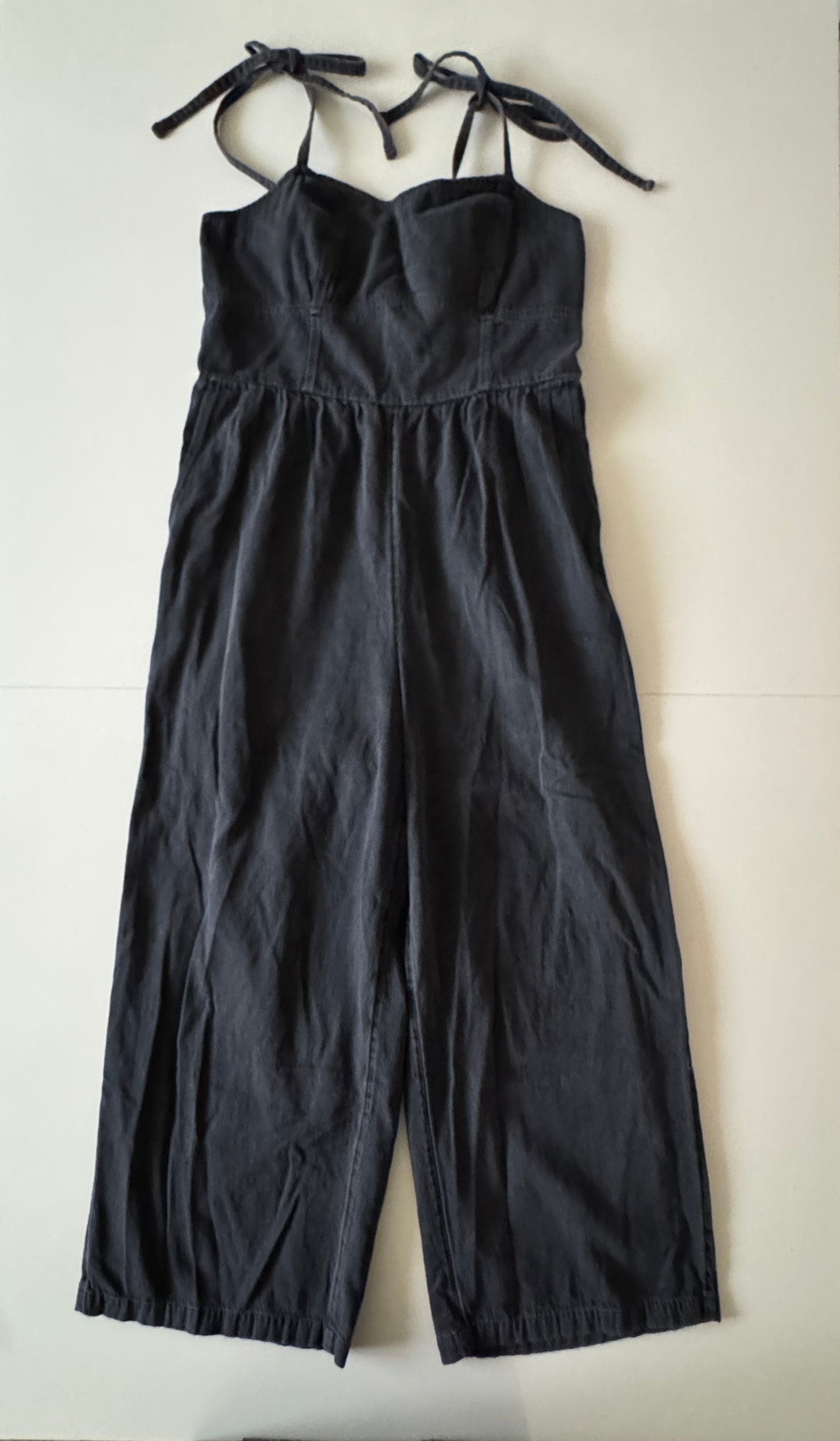 Jumper negro de mezclilla, Talla L, Old Navy, Mujer