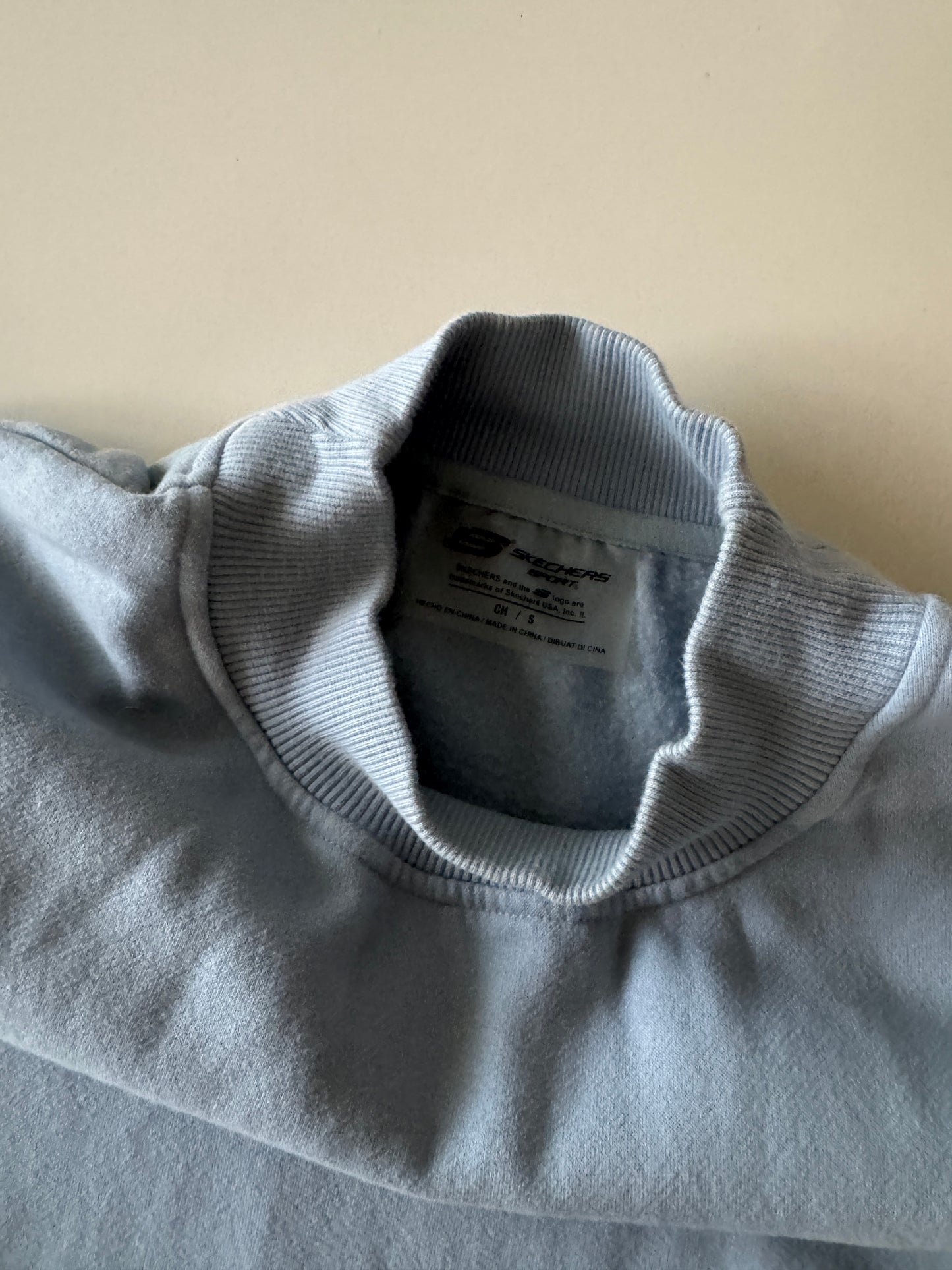 Sudadera deportiva celeste, Talla S, Sketchers Sports, Mujer