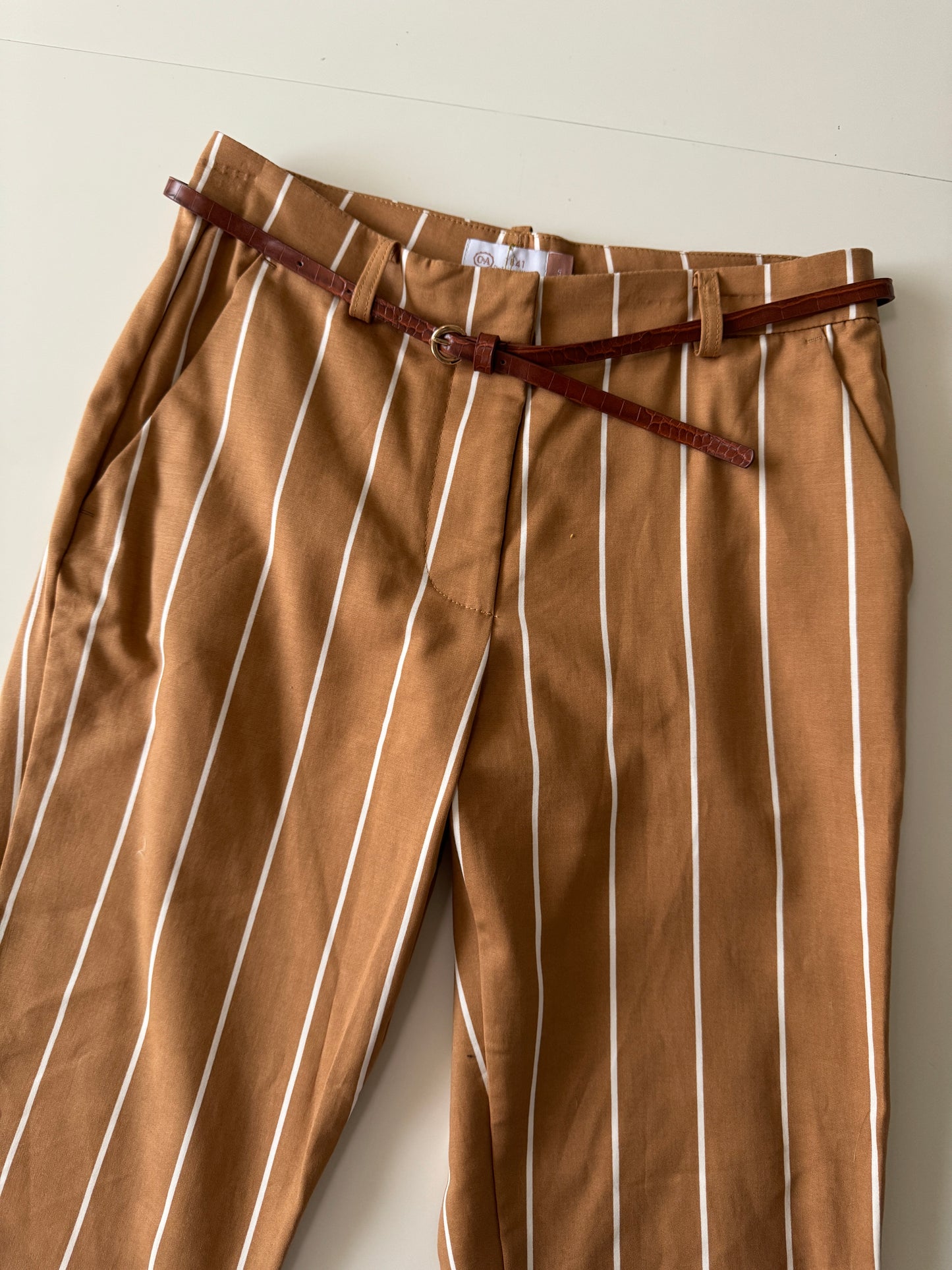 Pantalones de vestir a rayas, Talla 5, Mujer