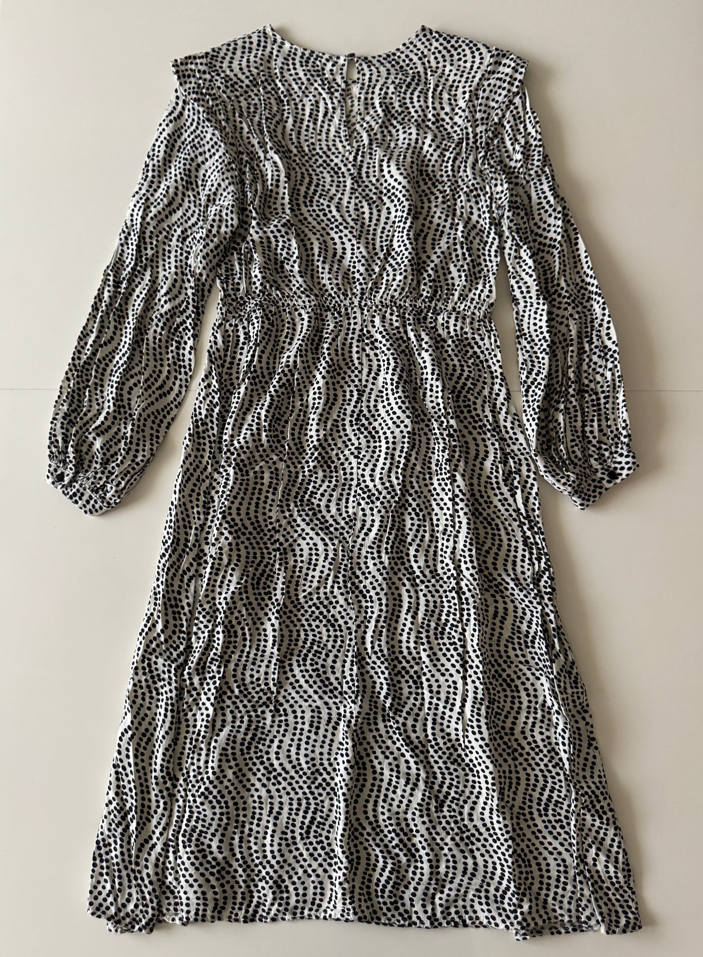 Vestido de lunares negros, Talla 8Mx, 40 Eur, Map, Mujer