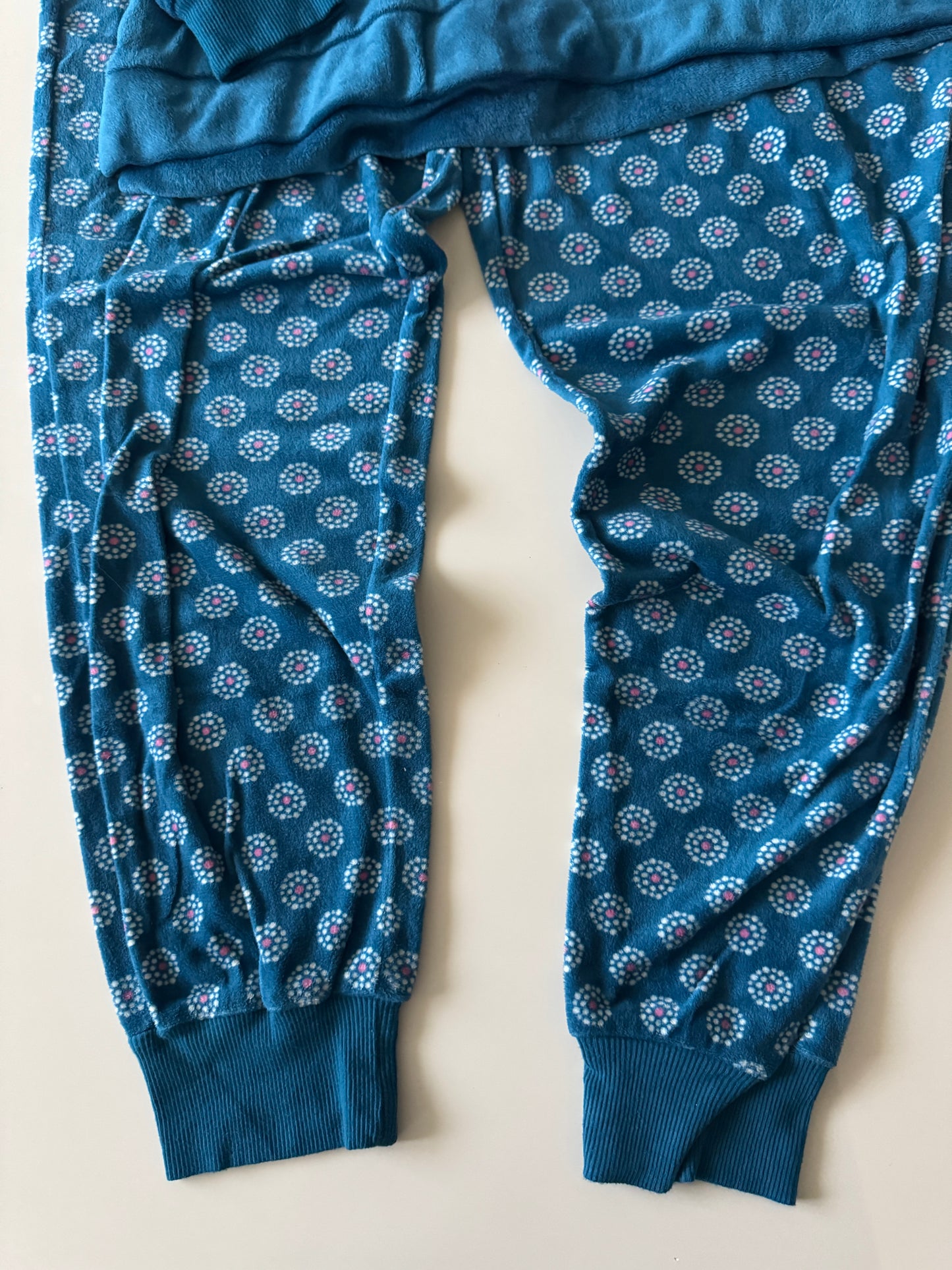 Set de pijama invernal color aqua, Talla M, Nautica, Mujer