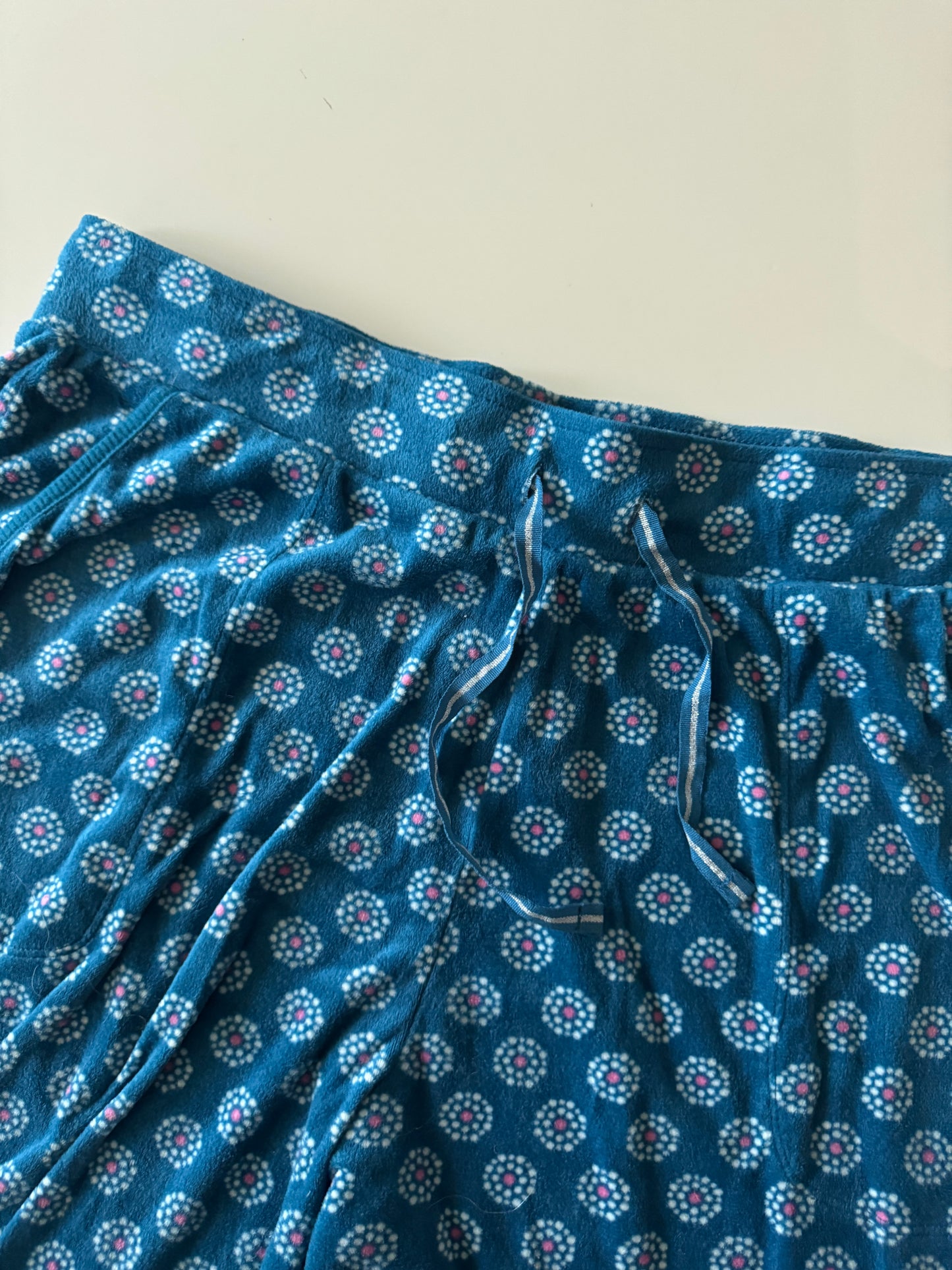 Set de pijama invernal color aqua, Talla M, Nautica, Mujer