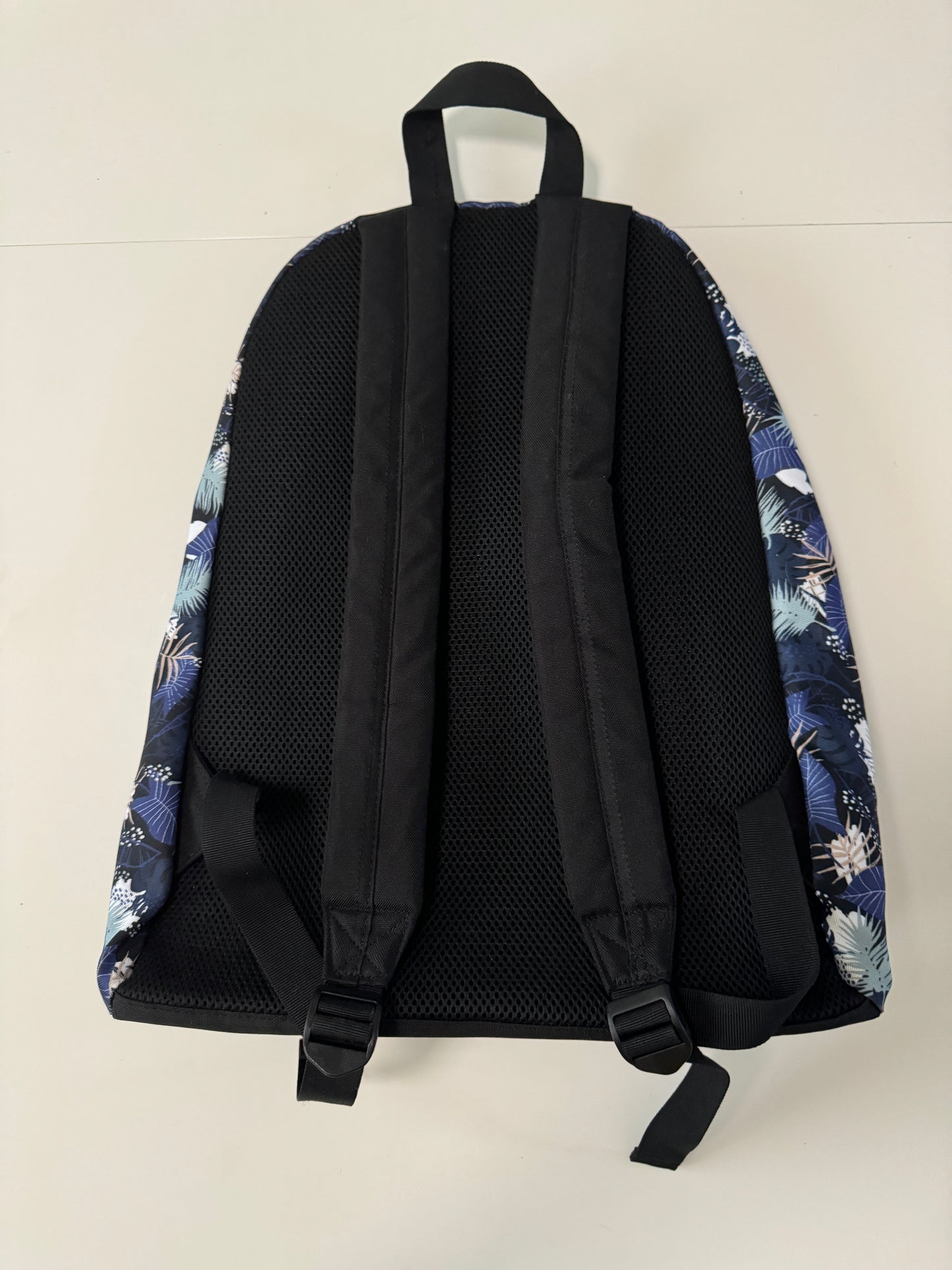 Mochila azul estampada, Unisex