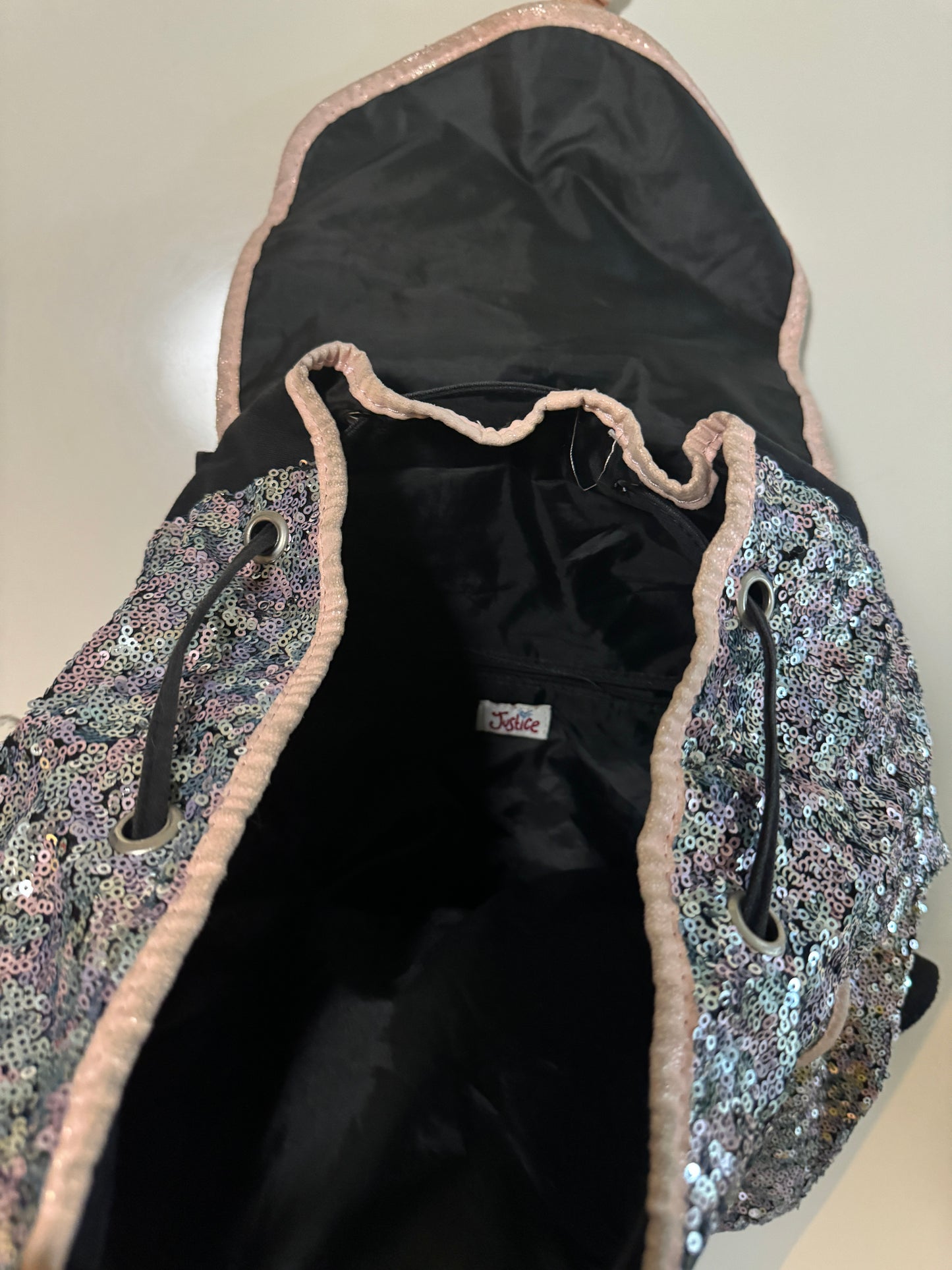 Mochila de lentejuelas