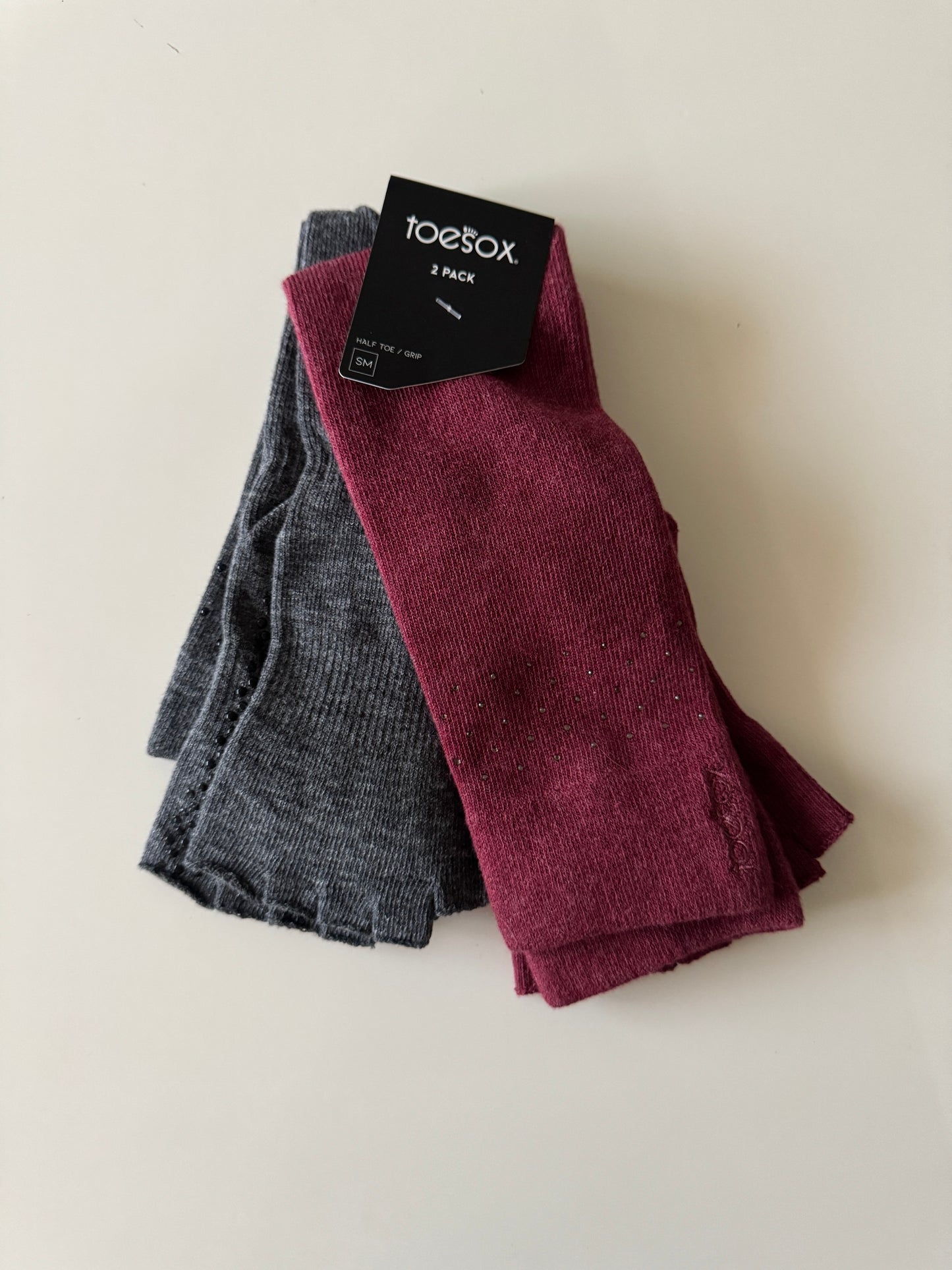 Paquete de duo de calcetines antiderrapantes, Talla 6-8 mujer, 4.5-6.5 hombre