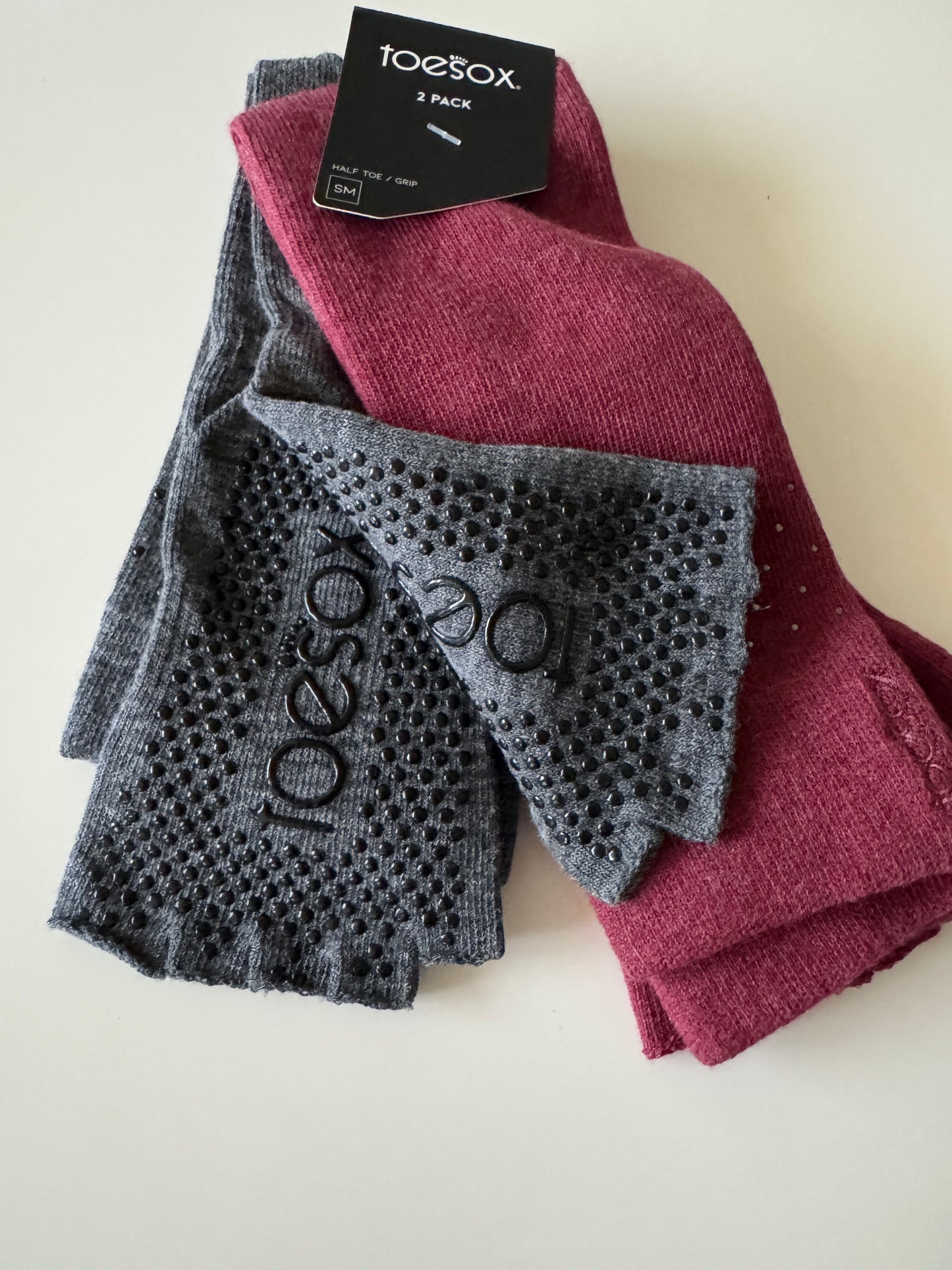 Paquete de duo de calcetines antiderrapantes, Talla 6-8 mujer, 4.5-6.5 hombre