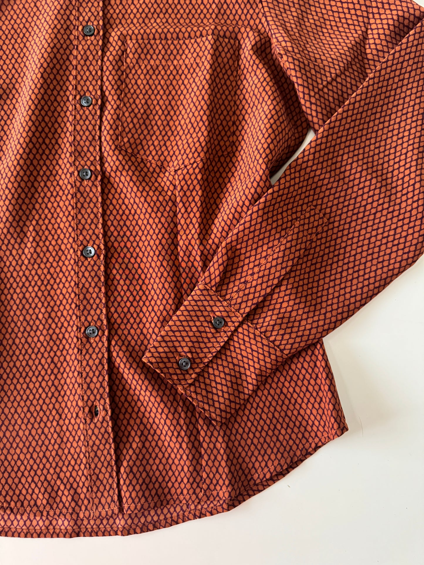 Camisa retro de manga larga, Talla XS, Mujer, Levis