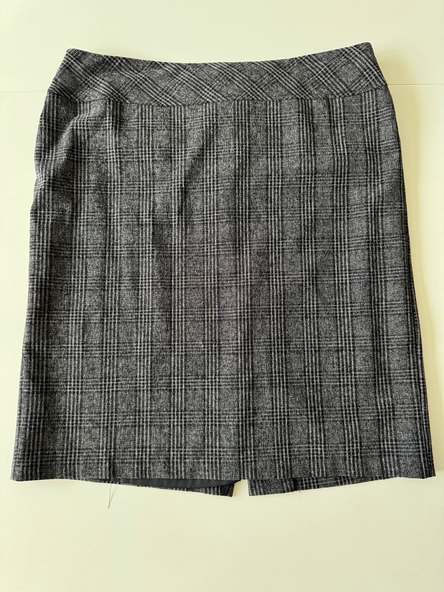 Falda ejecutiva cafe, Talla 36, L, Mujer