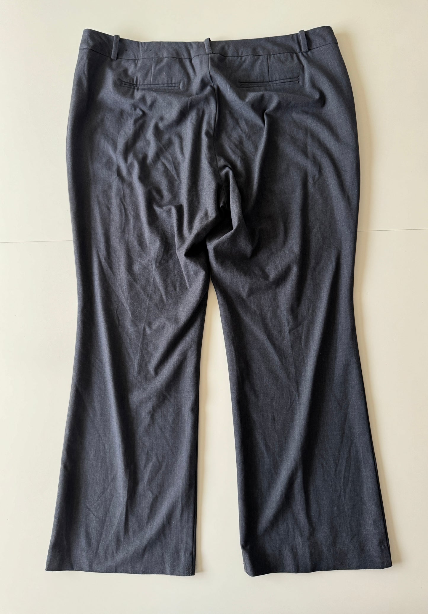 Pantalones grises de vestir, Talla 18WS, XXL, Mujer