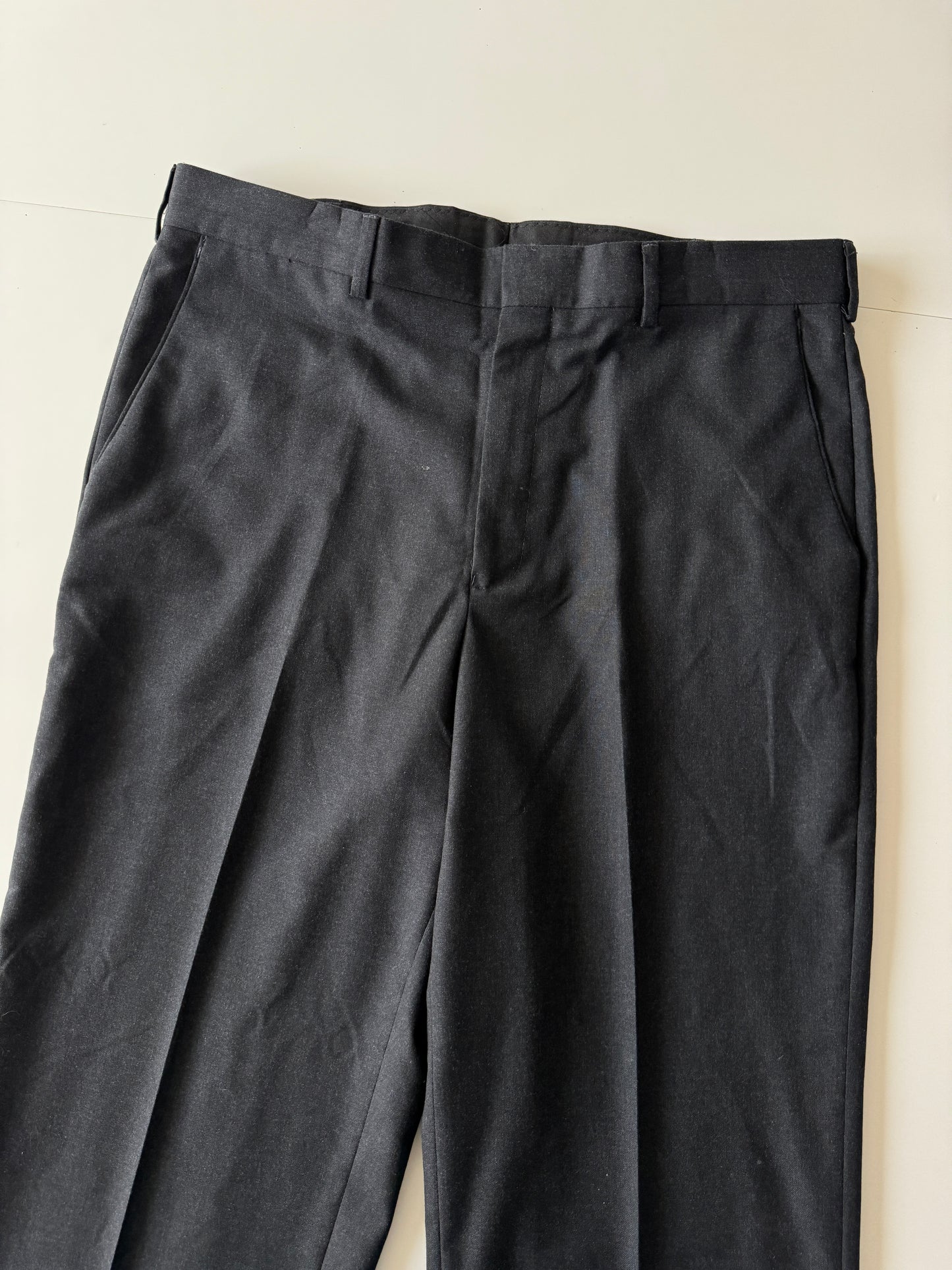 Pantalones de vestir negros, Talla 36R, Hombre