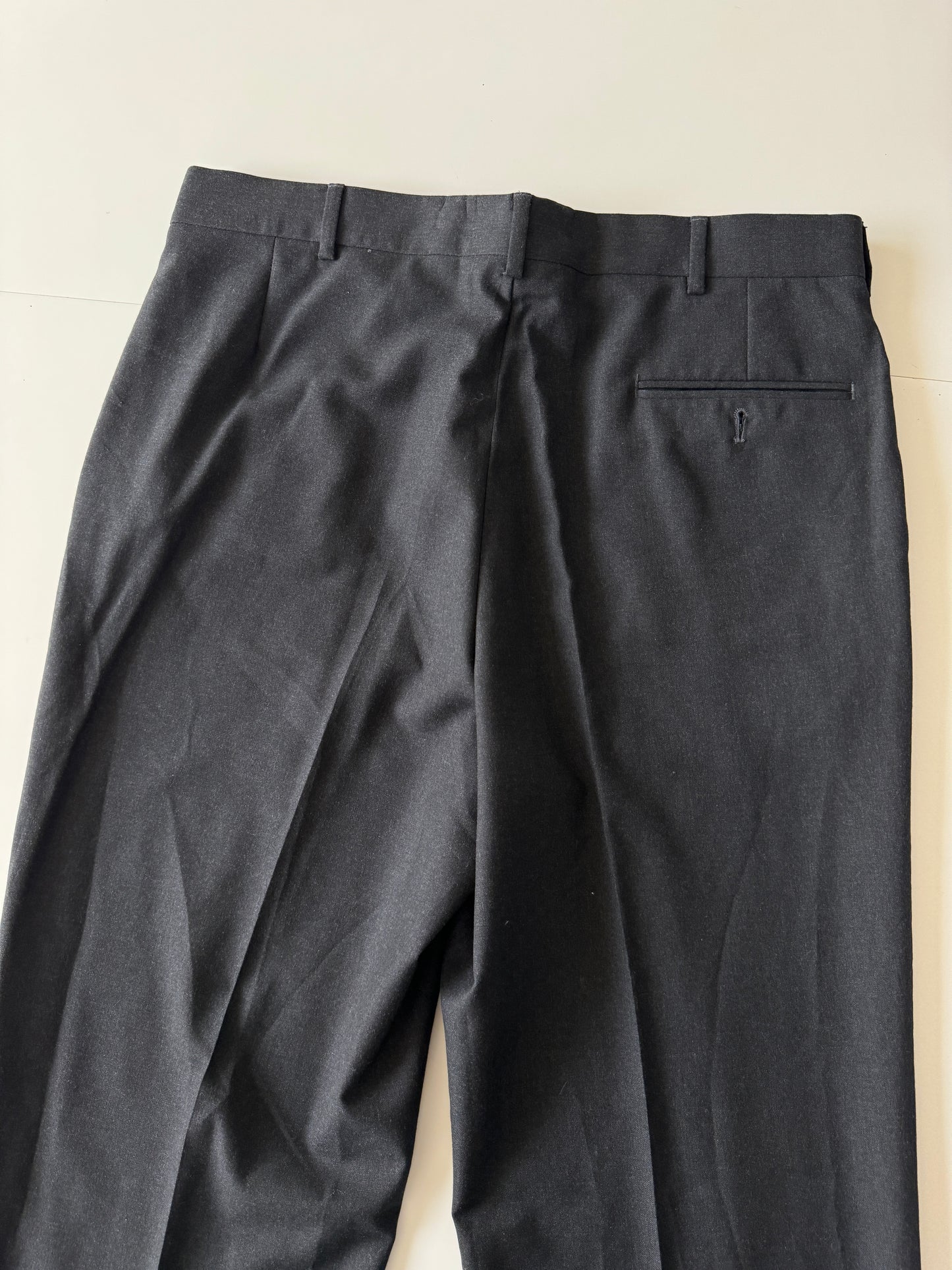 Pantalones de vestir negros, Talla 36R, Hombre