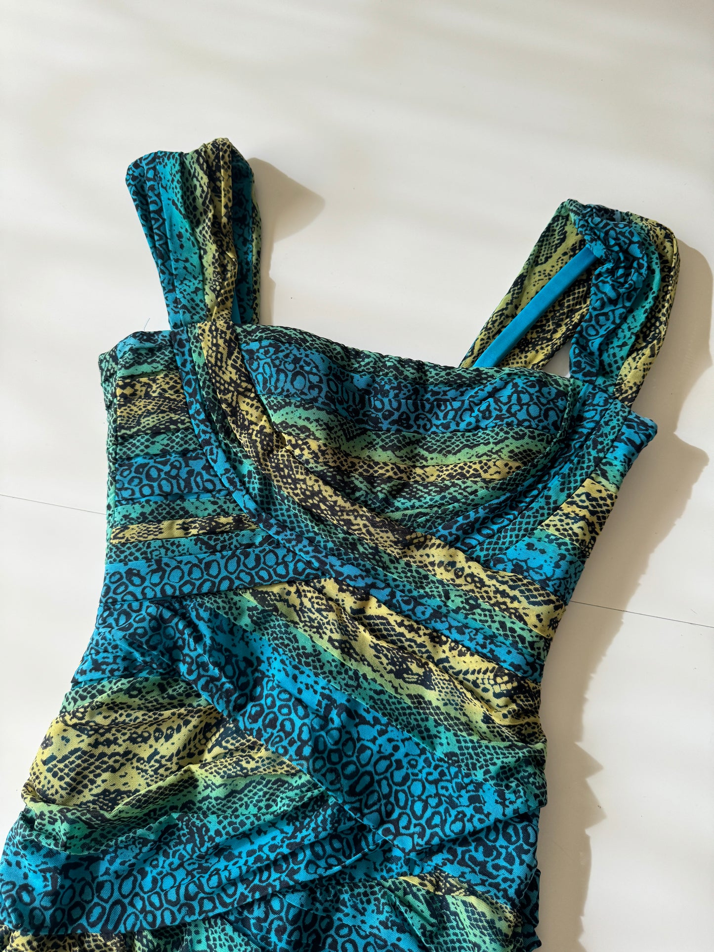 Vestido animal print, Talla XS, Mujer