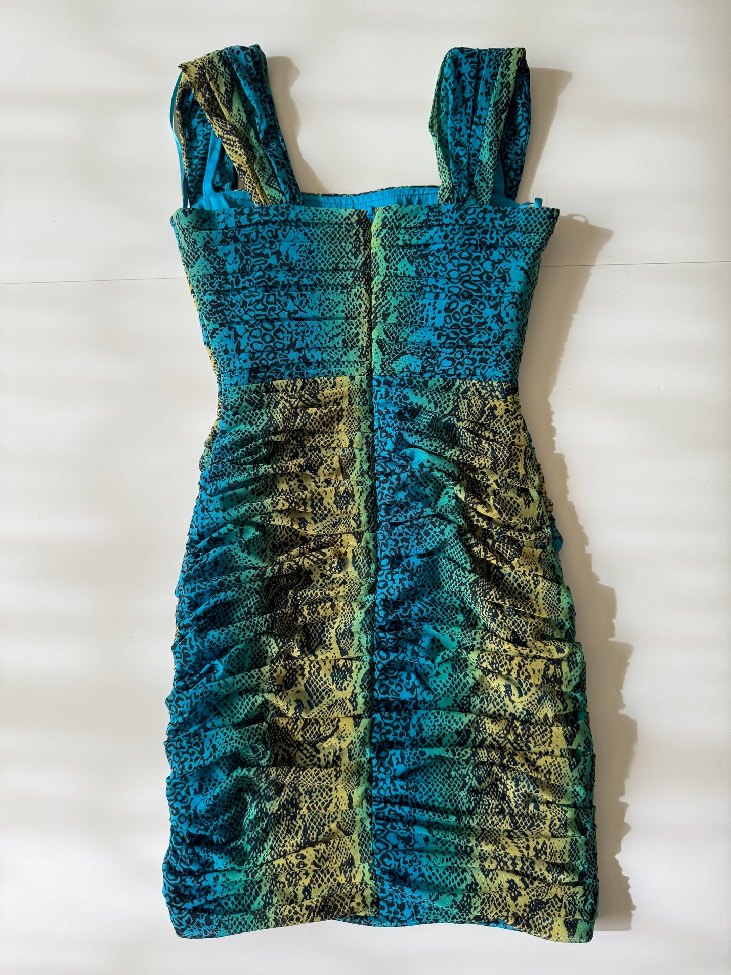 Vestido animal print, Talla XS, Mujer