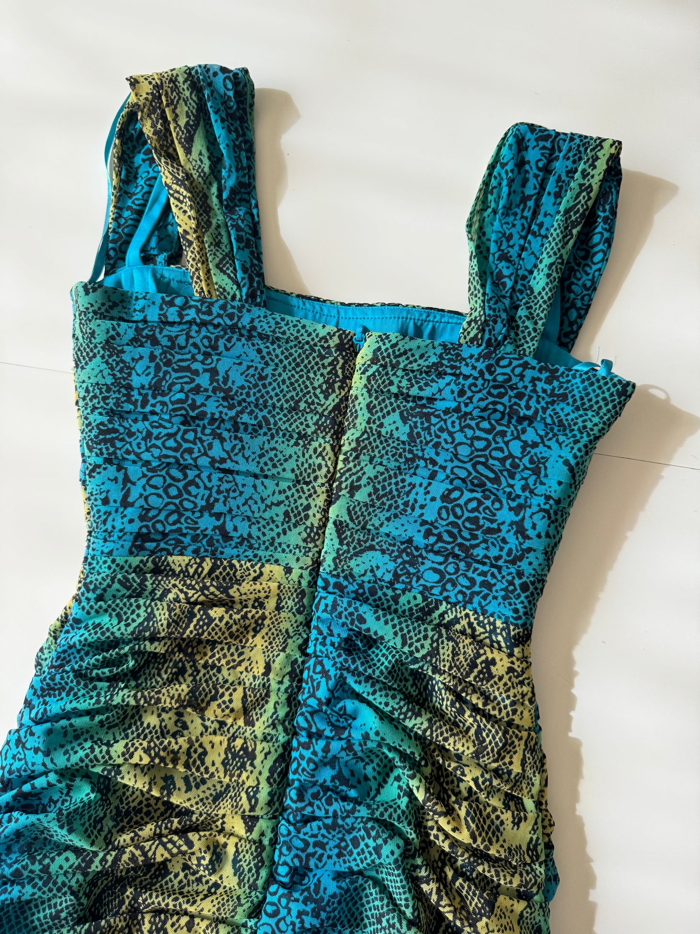 Vestido animal print, Talla XS, Mujer
