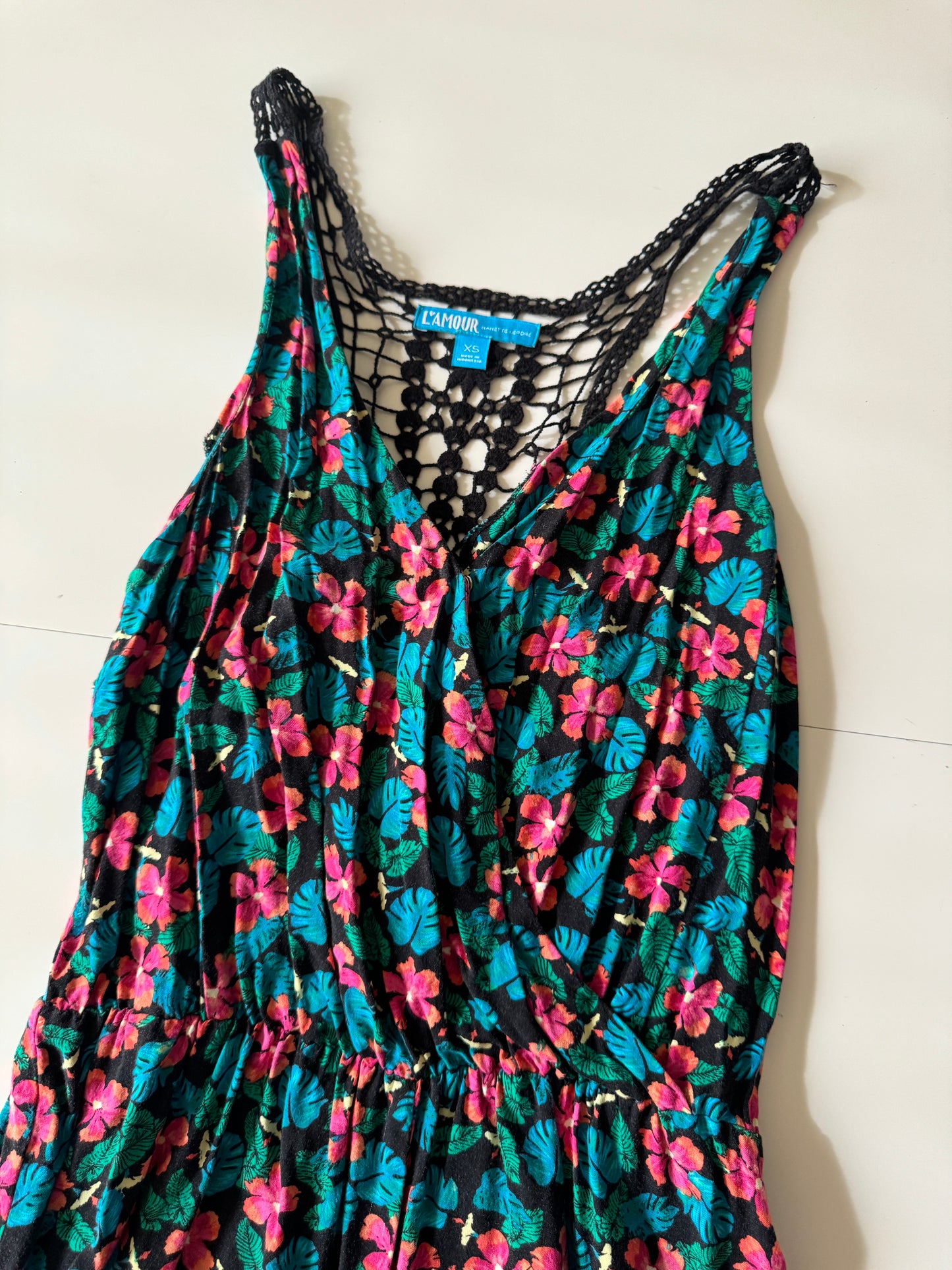 Jumper estampado de flores, Talla XS, Mujer
