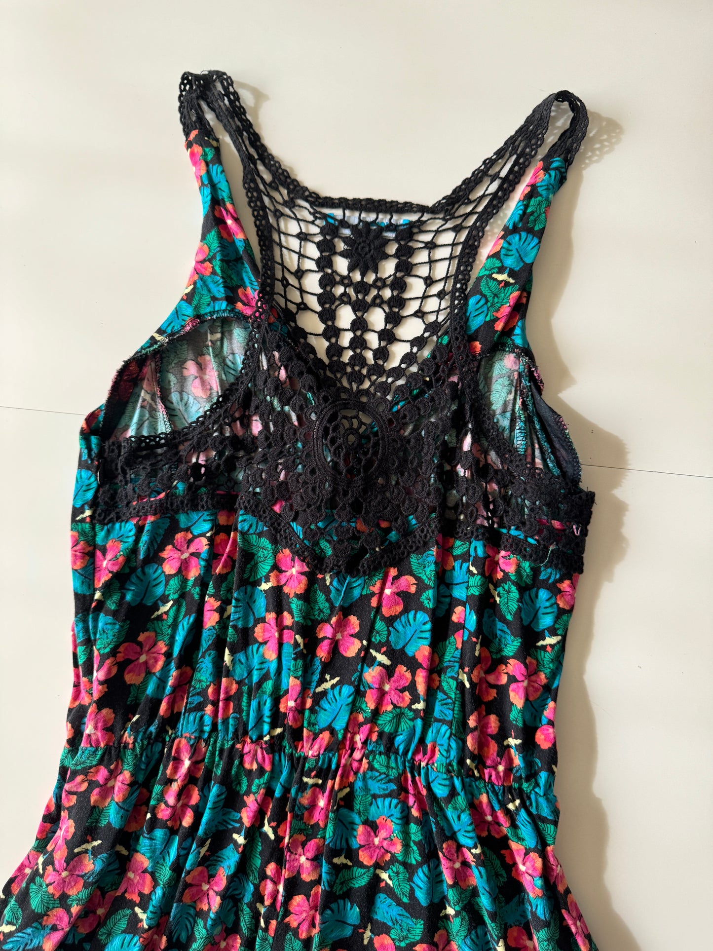 Jumper estampado de flores, Talla XS, Mujer