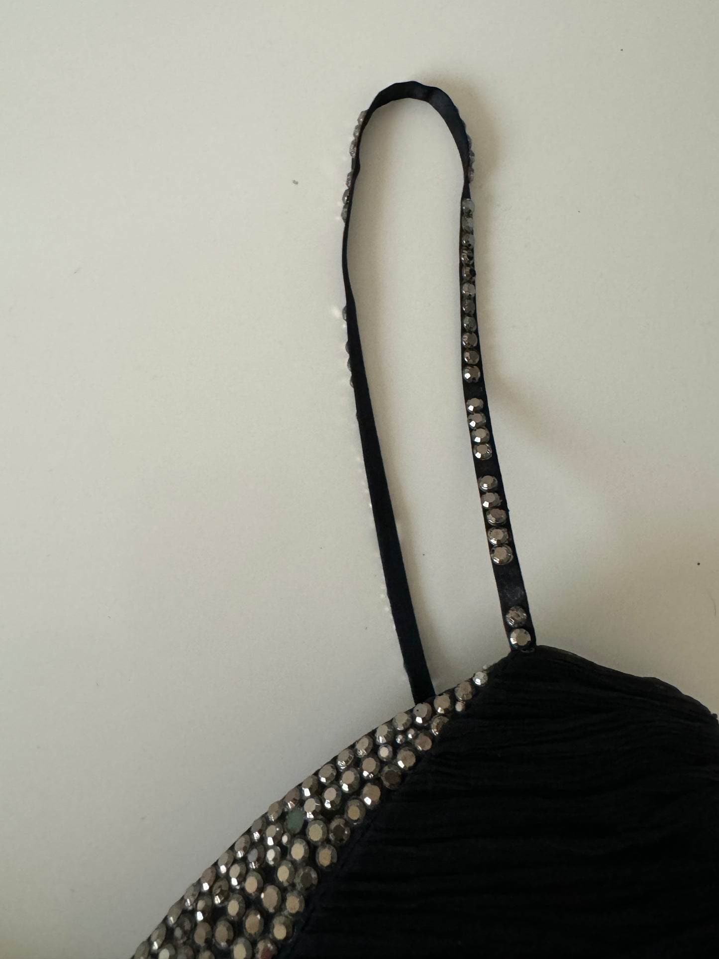 Vestido negro, slip dress, Talla S, Mujer