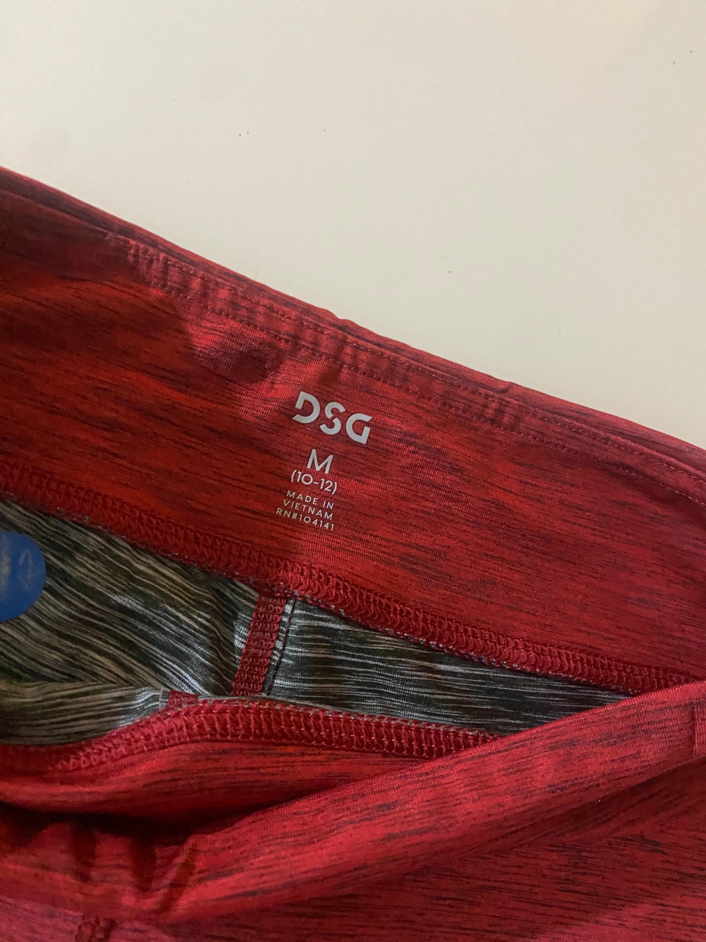 Leggins deportivos rojos, Talla 10-12 años, Niña