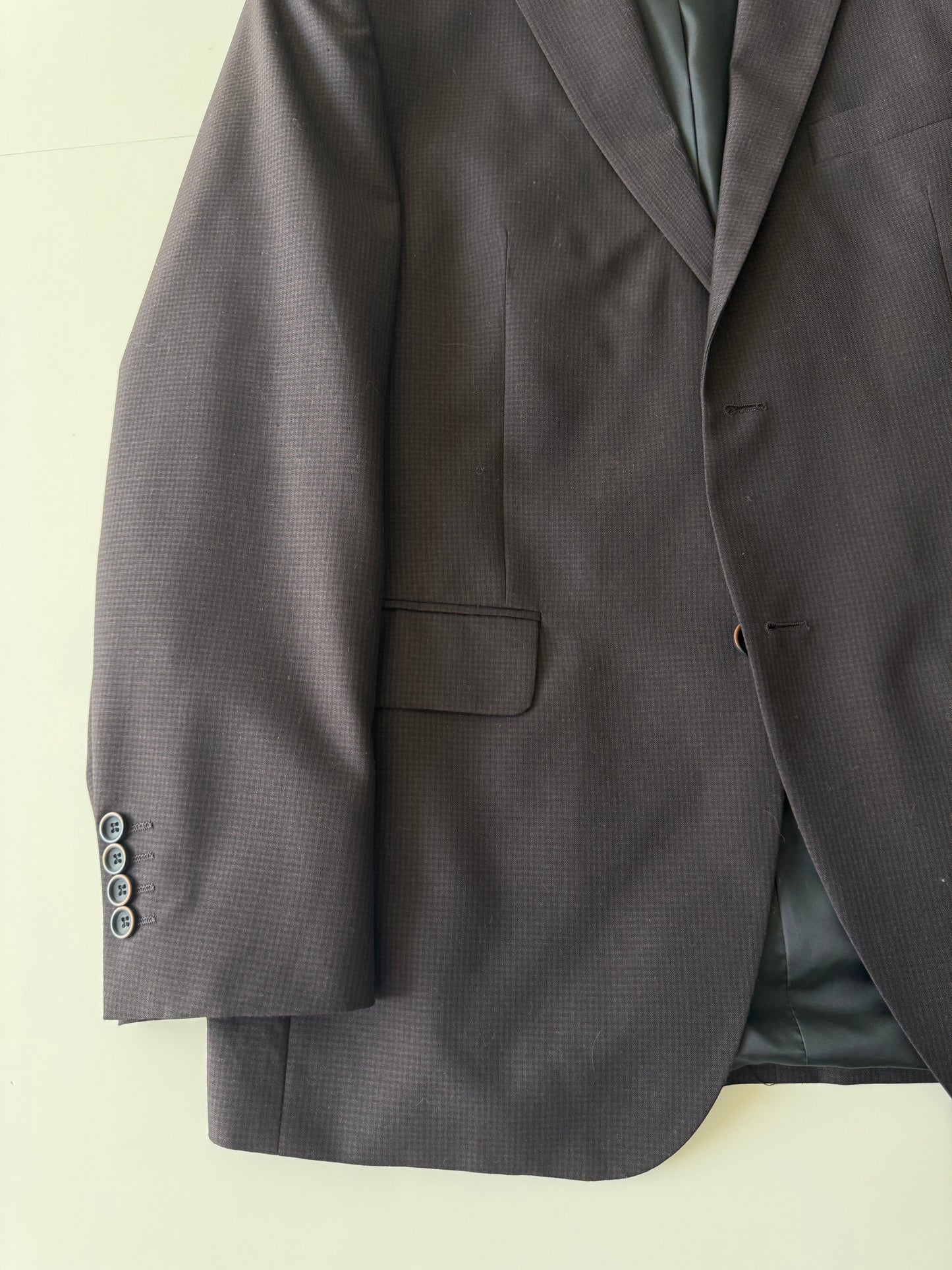 Blazer cuadros pequeños, Talla 42R-36, L, Hombre