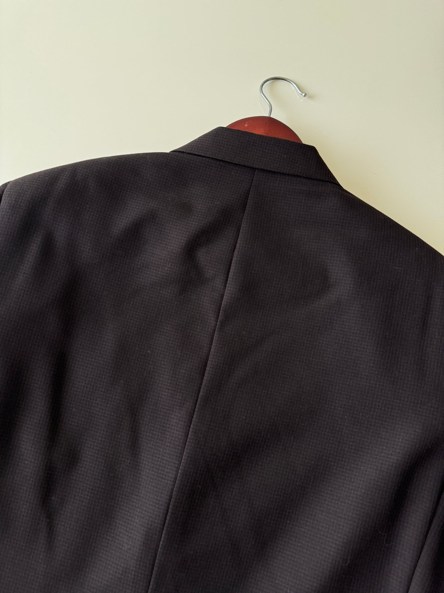 Blazer cuadros pequeños, Talla 42R-36, L, Hombre