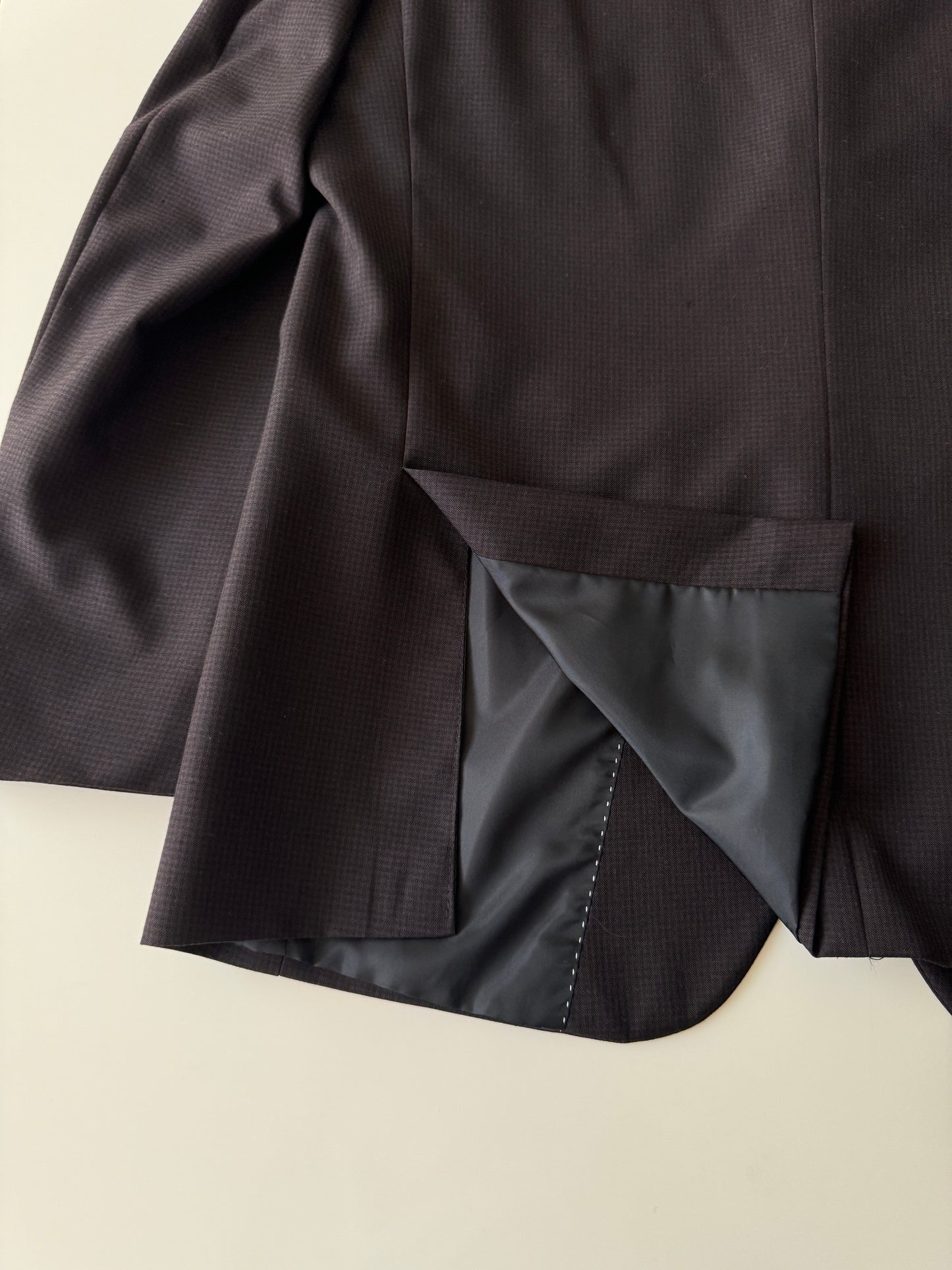 Blazer cuadros pequeños, Talla 42R-36, L, Hombre