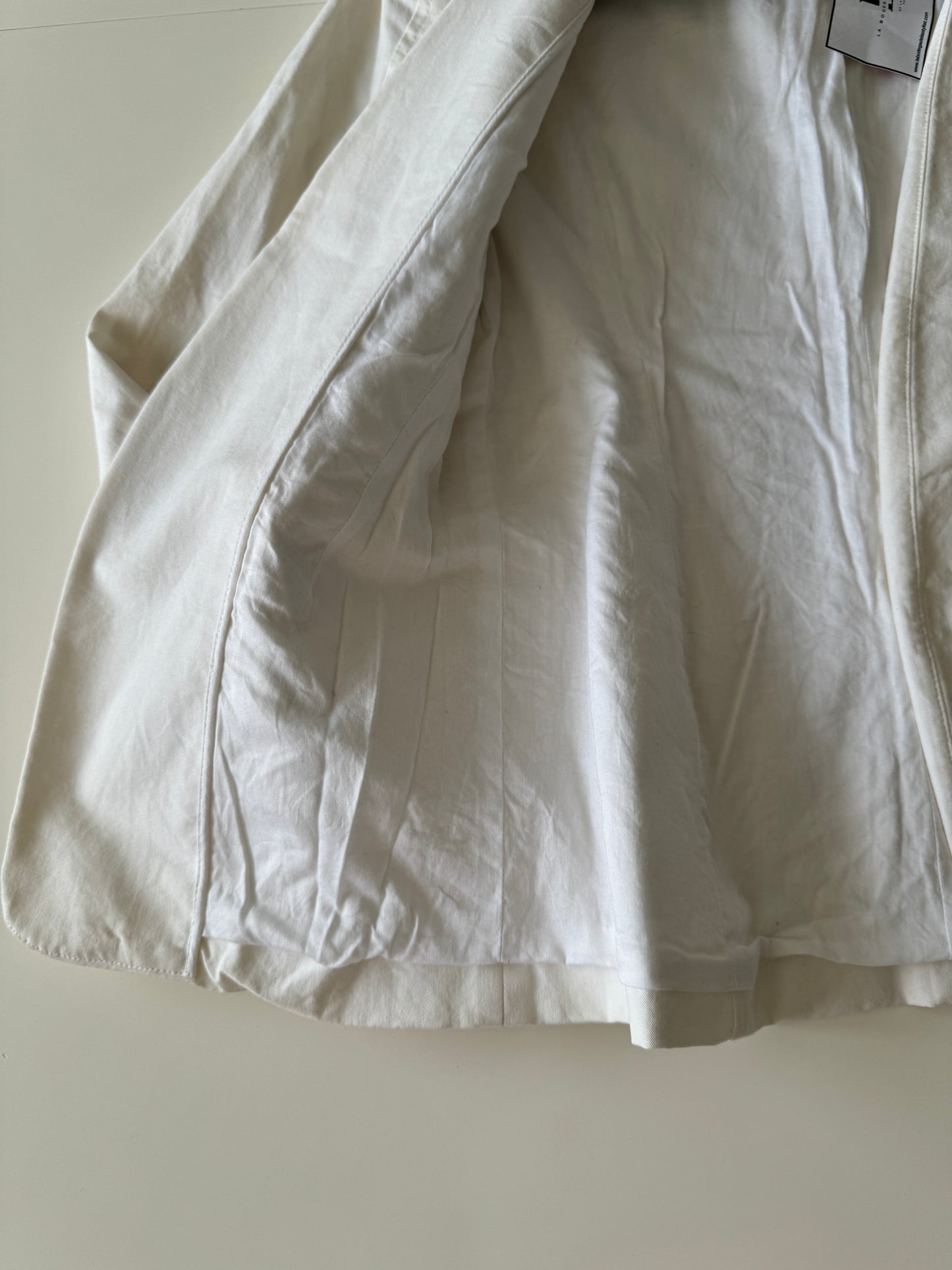 Blazer blanco, Talla 8, M, Mujer