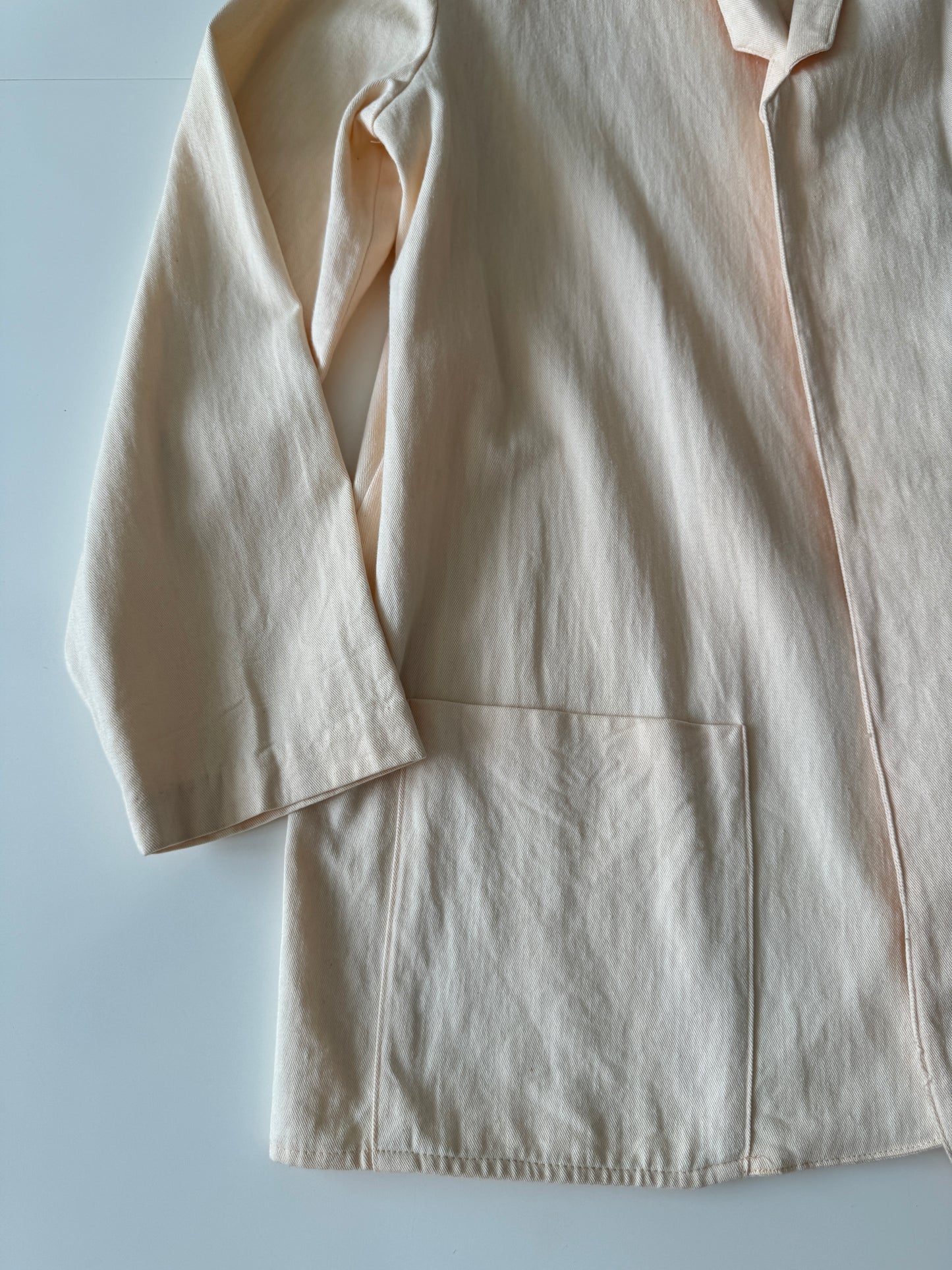 Blazer beige vintage, Talla M, Mujer