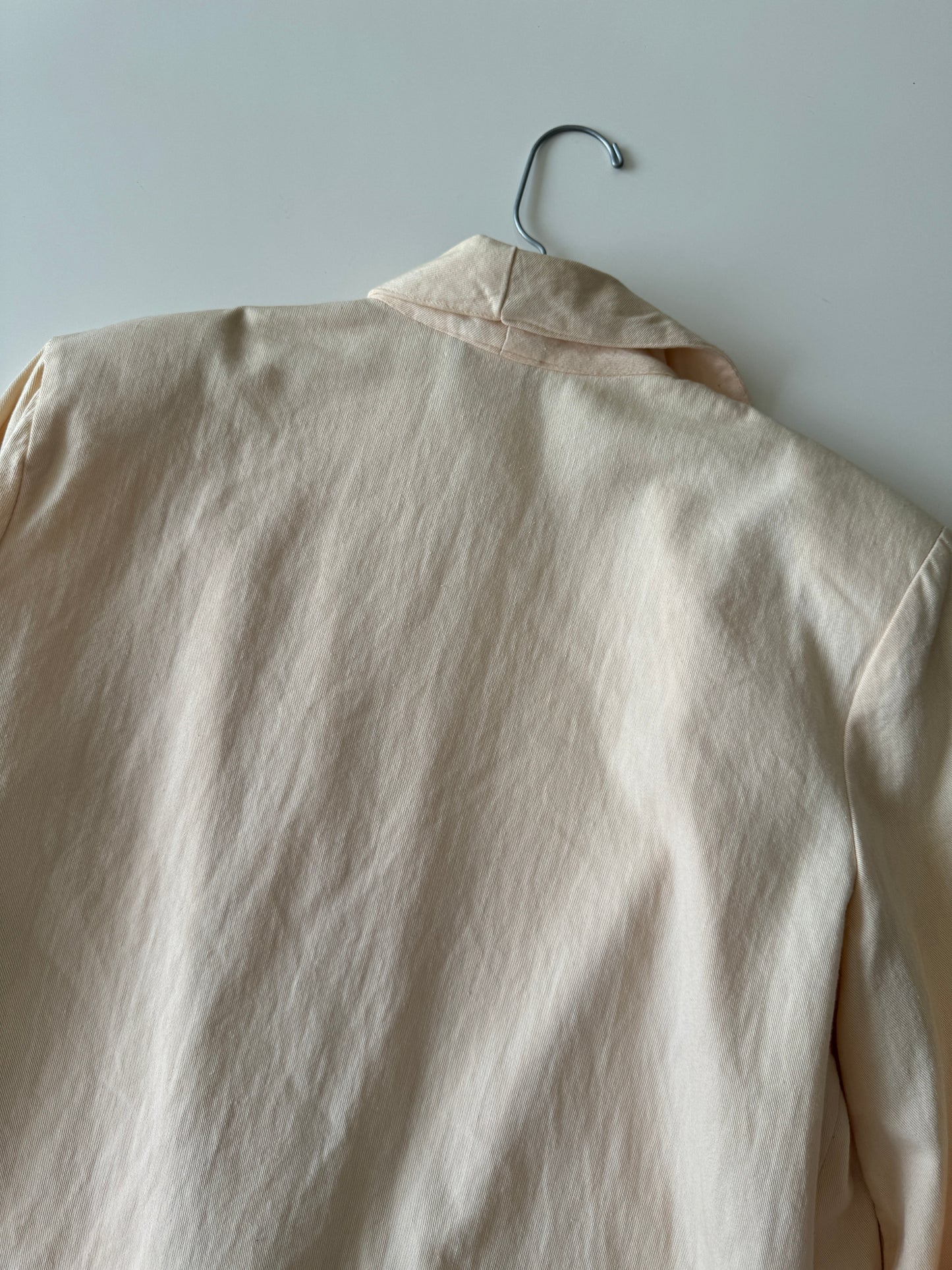 Blazer beige vintage, Talla M, Mujer