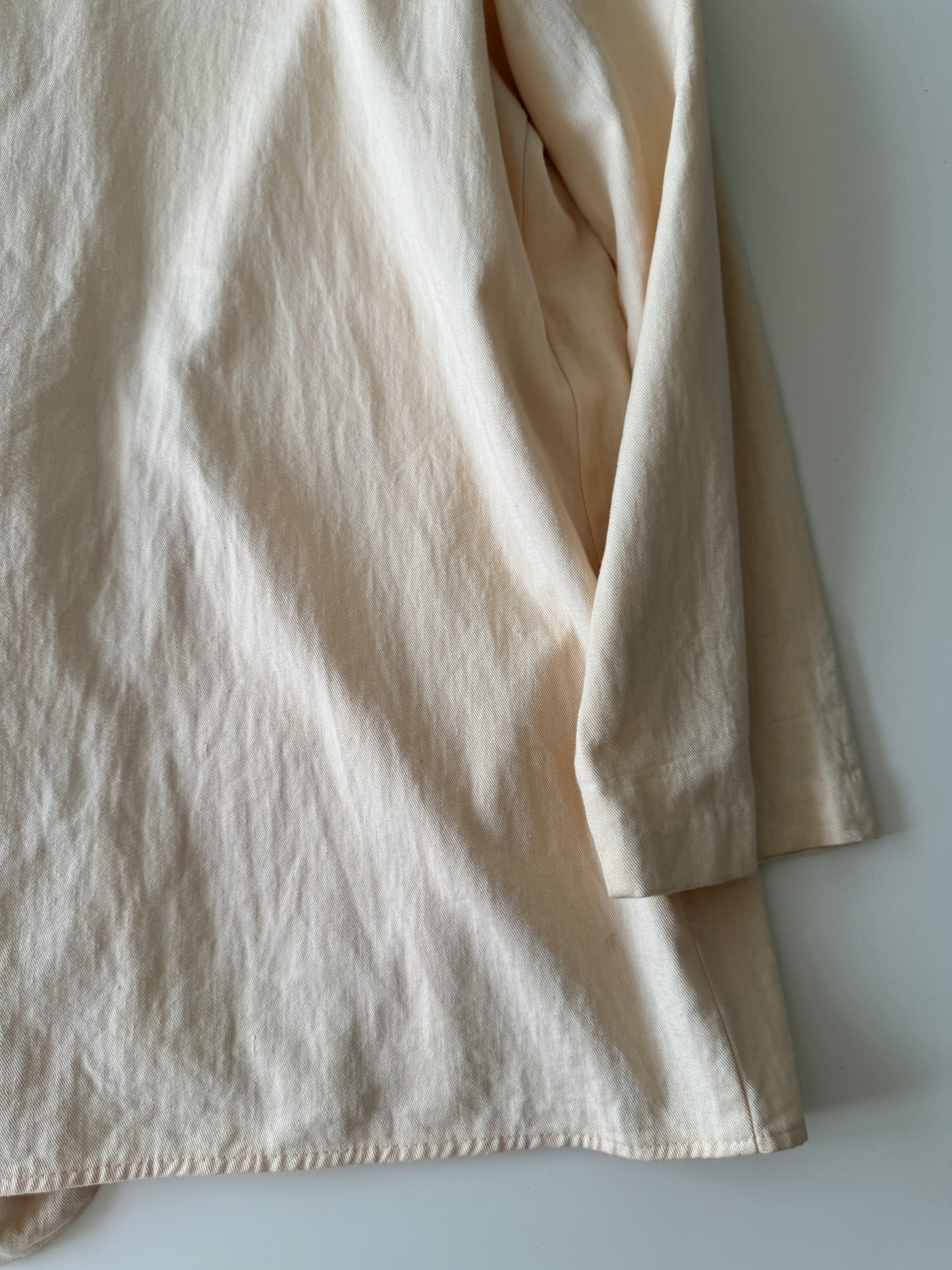 Blazer beige vintage, Talla M, Mujer