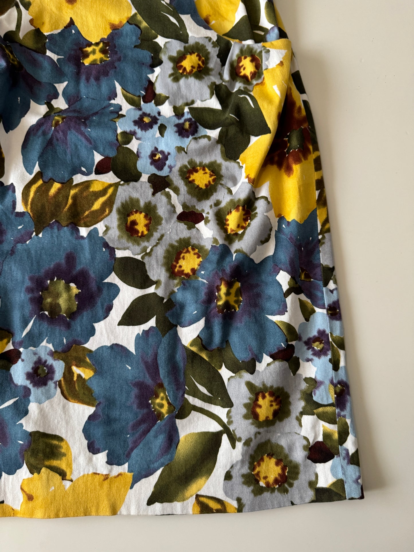 Vestido estampado con bolsillos, Talla 4, S, Mujer