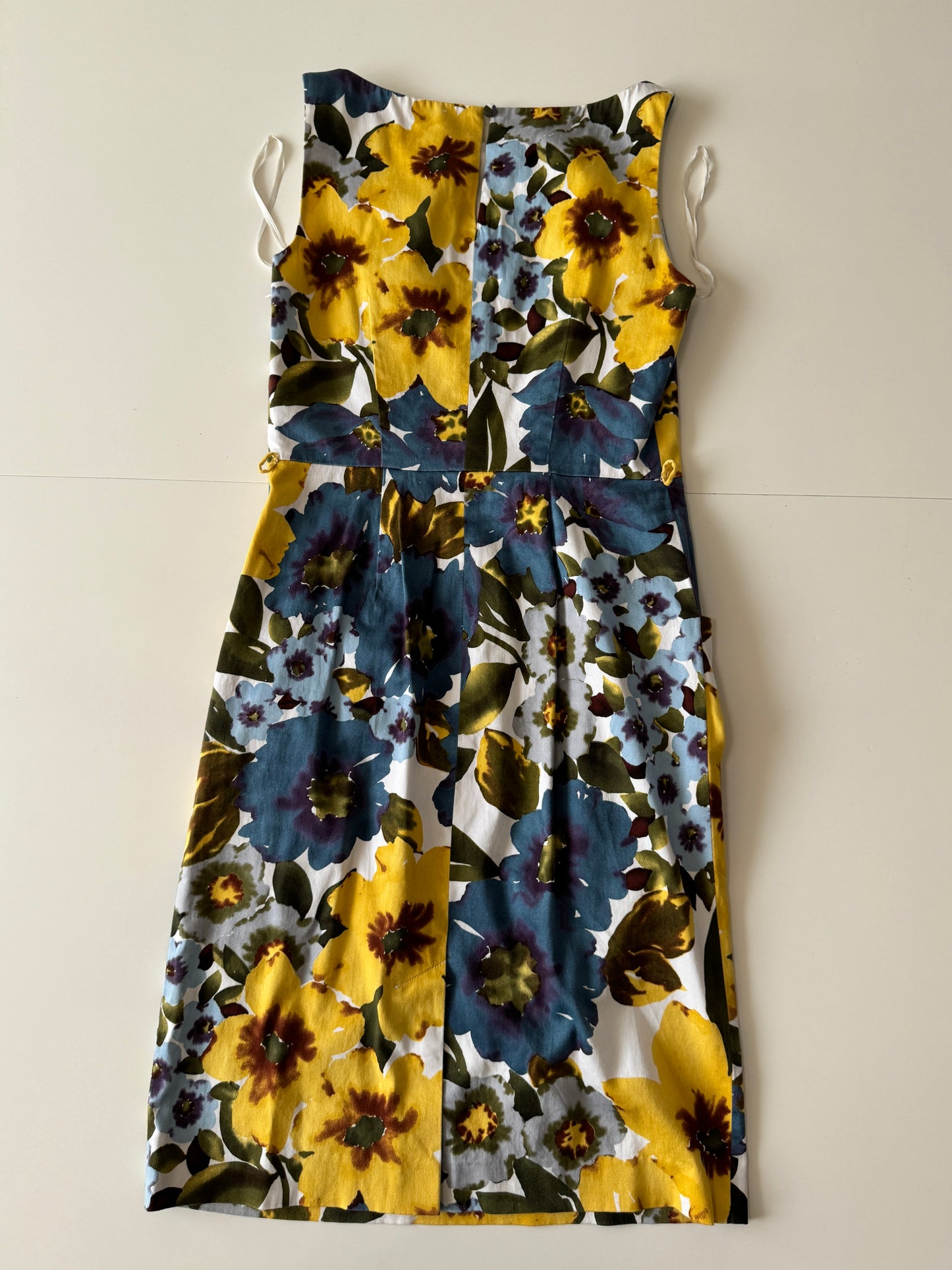 Vestido estampado con bolsillos, Talla 4, S, Mujer