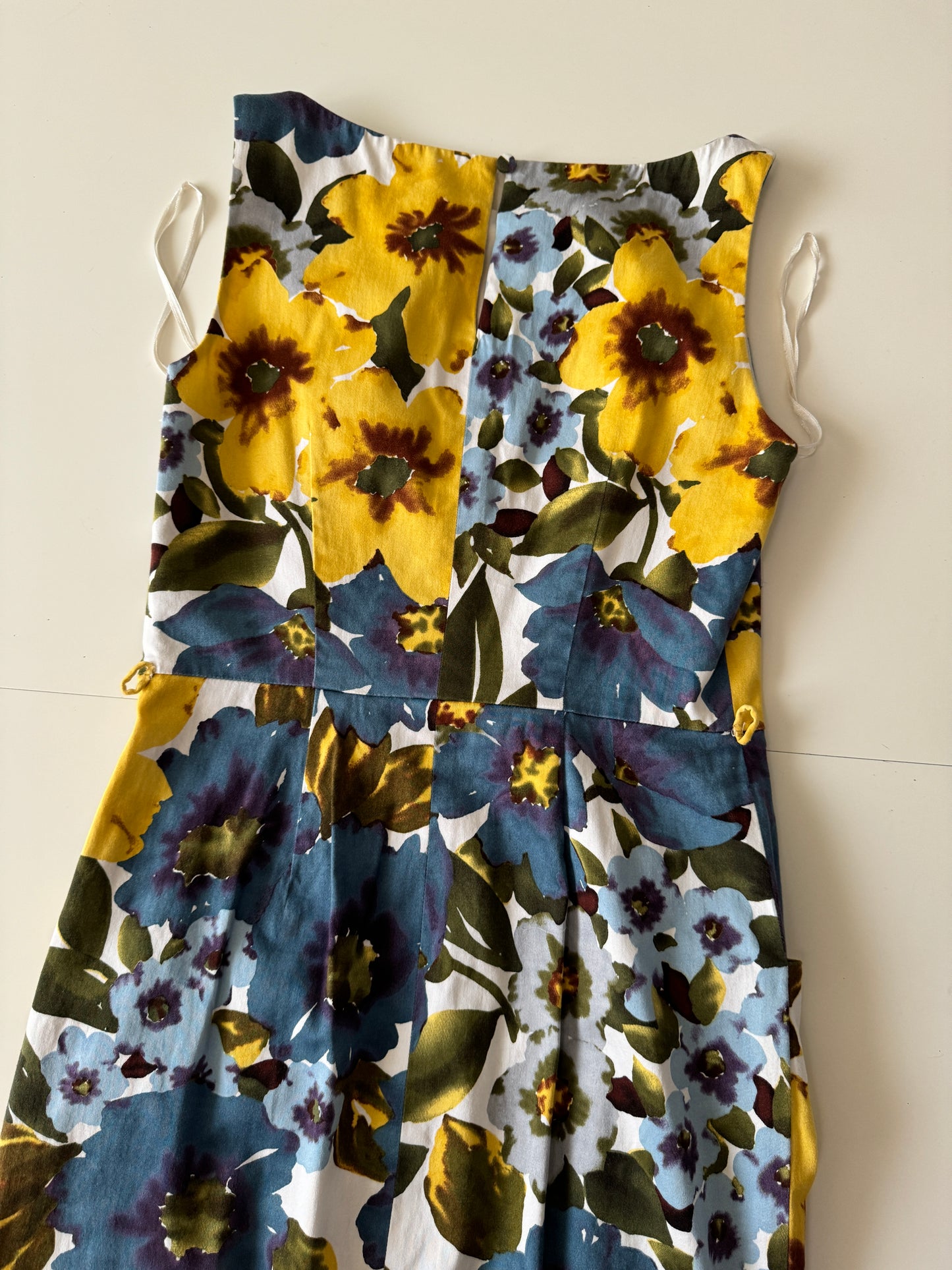 Vestido estampado con bolsillos, Talla 4, S, Mujer