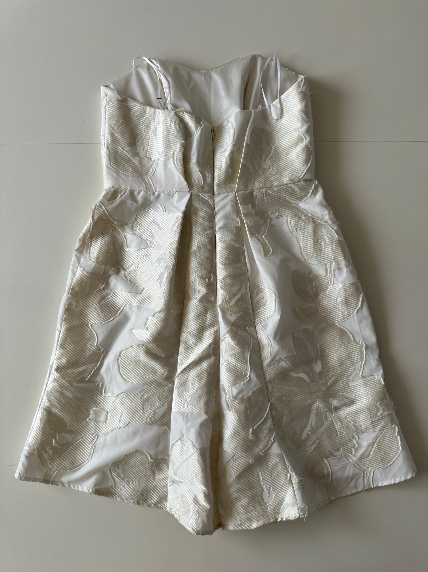 Vestido de tela brocada, Talla 6, M, Mujer