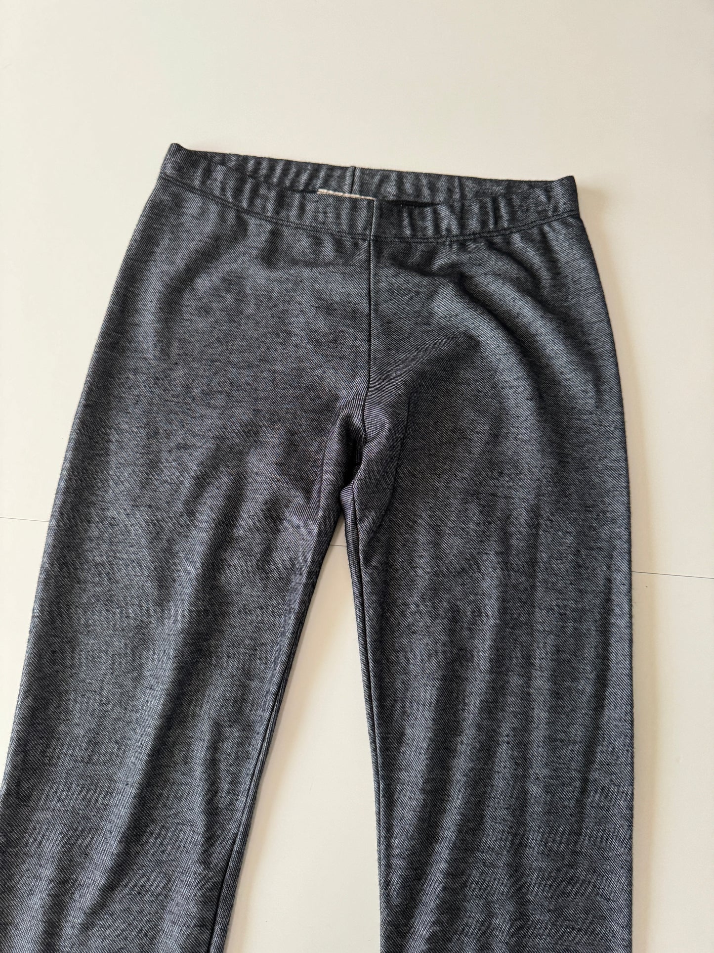 Leggins de tela grises, Talla 12 Teen, XS Mujer