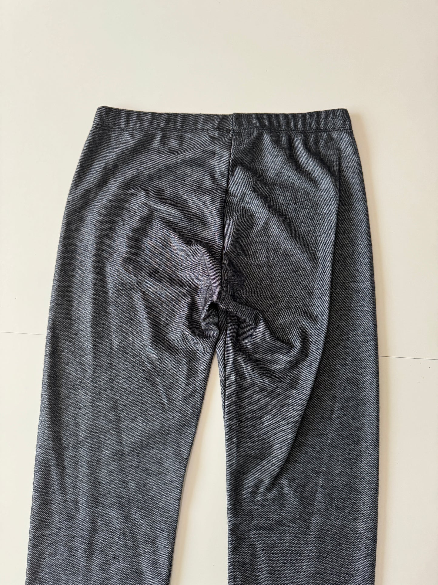 Leggins de tela grises, Talla 12 Teen, XS Mujer