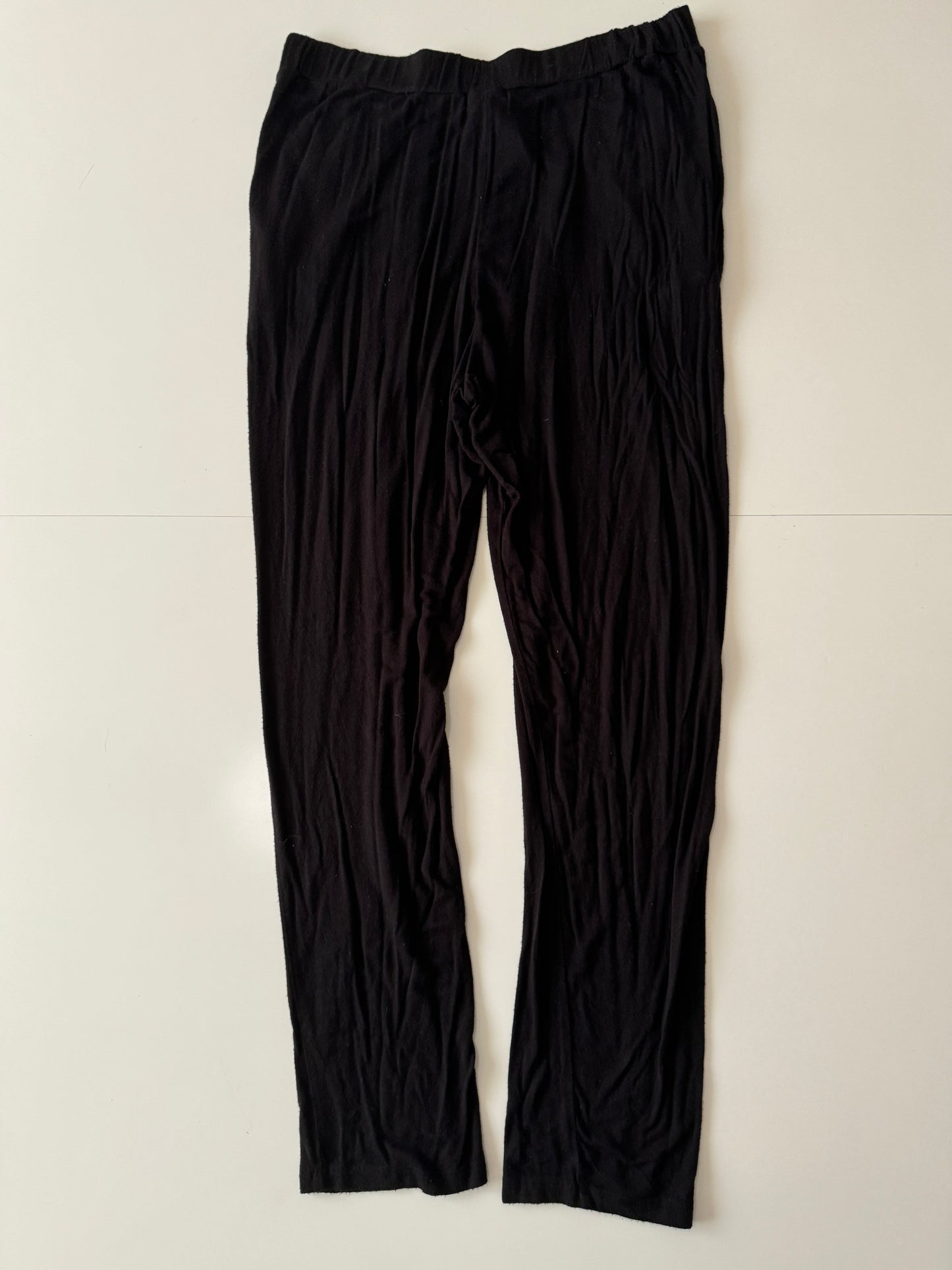Pantalones de camiseta negra, Talla S, Mujer