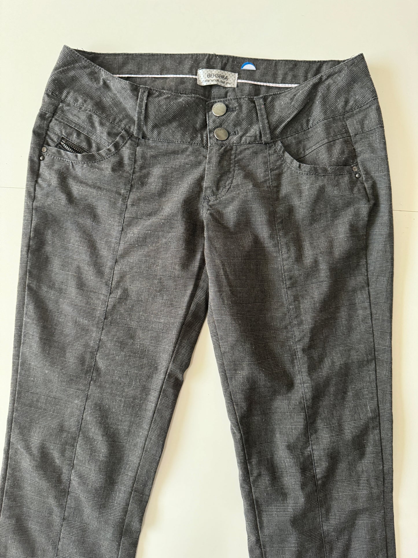 Pantalones de vestir grises, Talla 26Mx, S, Mujer